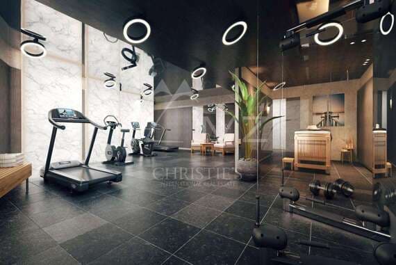 Fitness room, sports - luxury home
