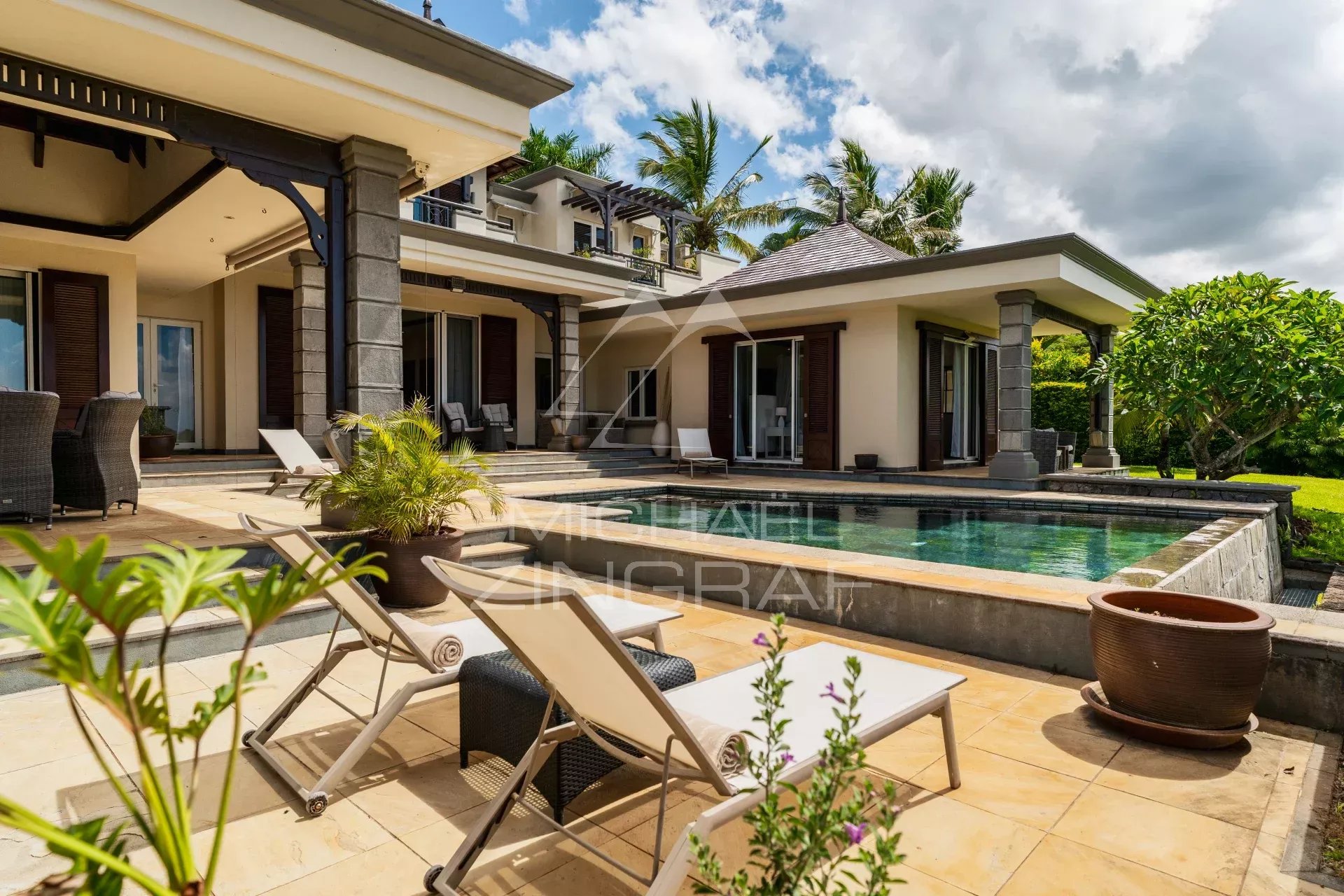 Mauritius -  Villa Sea view on a Golf resort- Bel ombre