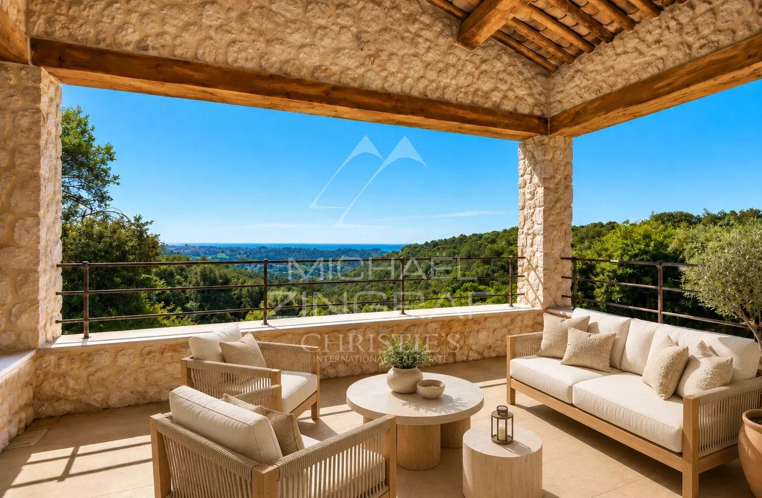 Saint-Paul-de-Vence - Premium villa with panoramic sea and village views