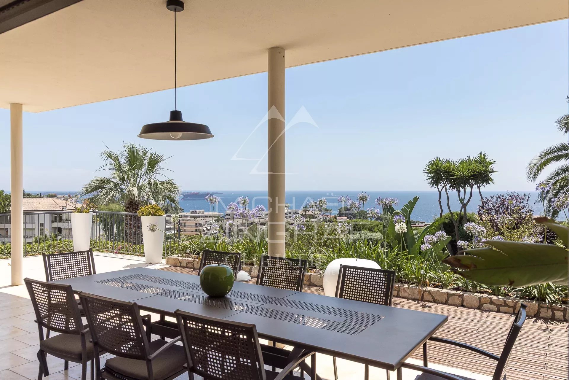 Vue mer panoramique  - Croix-des-Gardes - Cannes