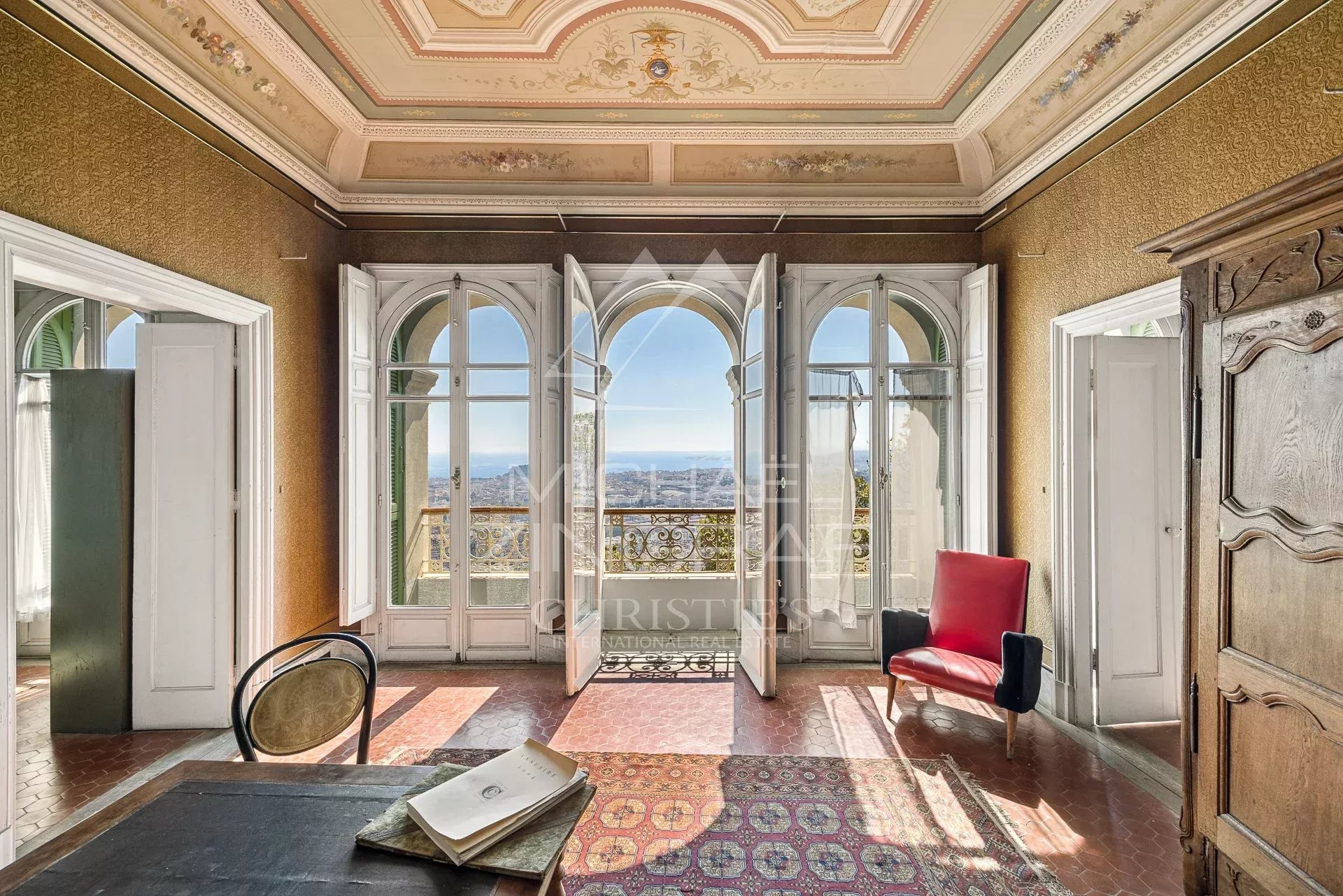 Nice - Propriété historique vue mer panoramique