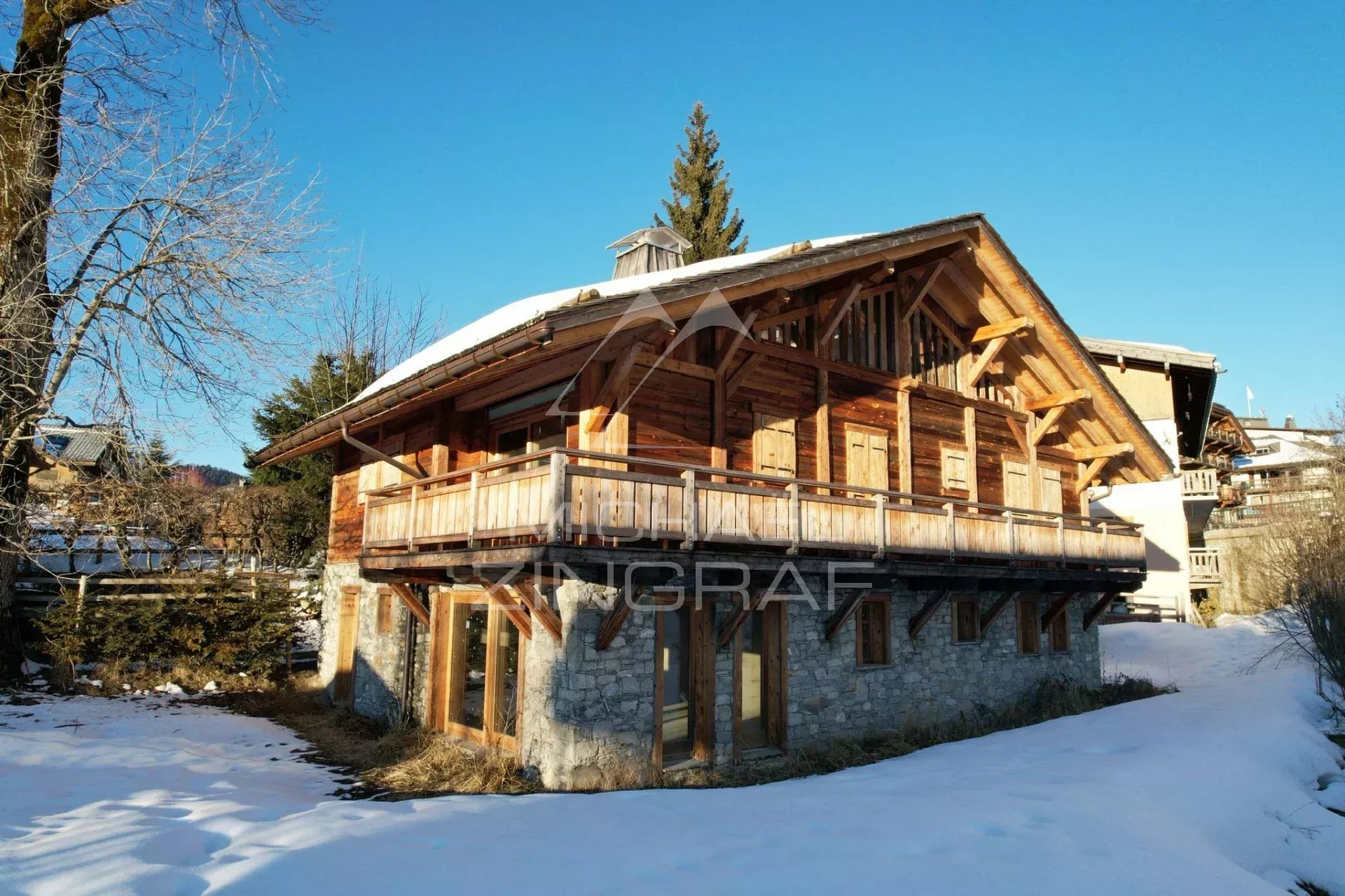 Megève coeur de village - Authentique ferme à aménager