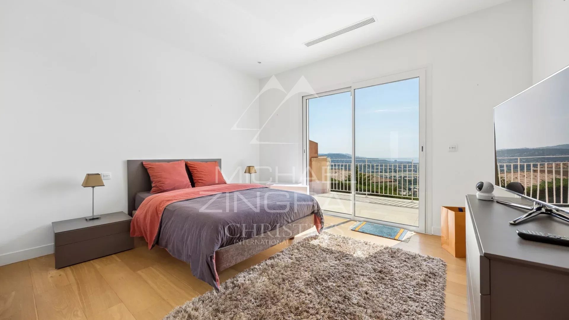 Mandelieu la Napoule - PROPRIÉTÉ VUE MER DANS DOMAINE PRIVÉ - Proche Cannes
