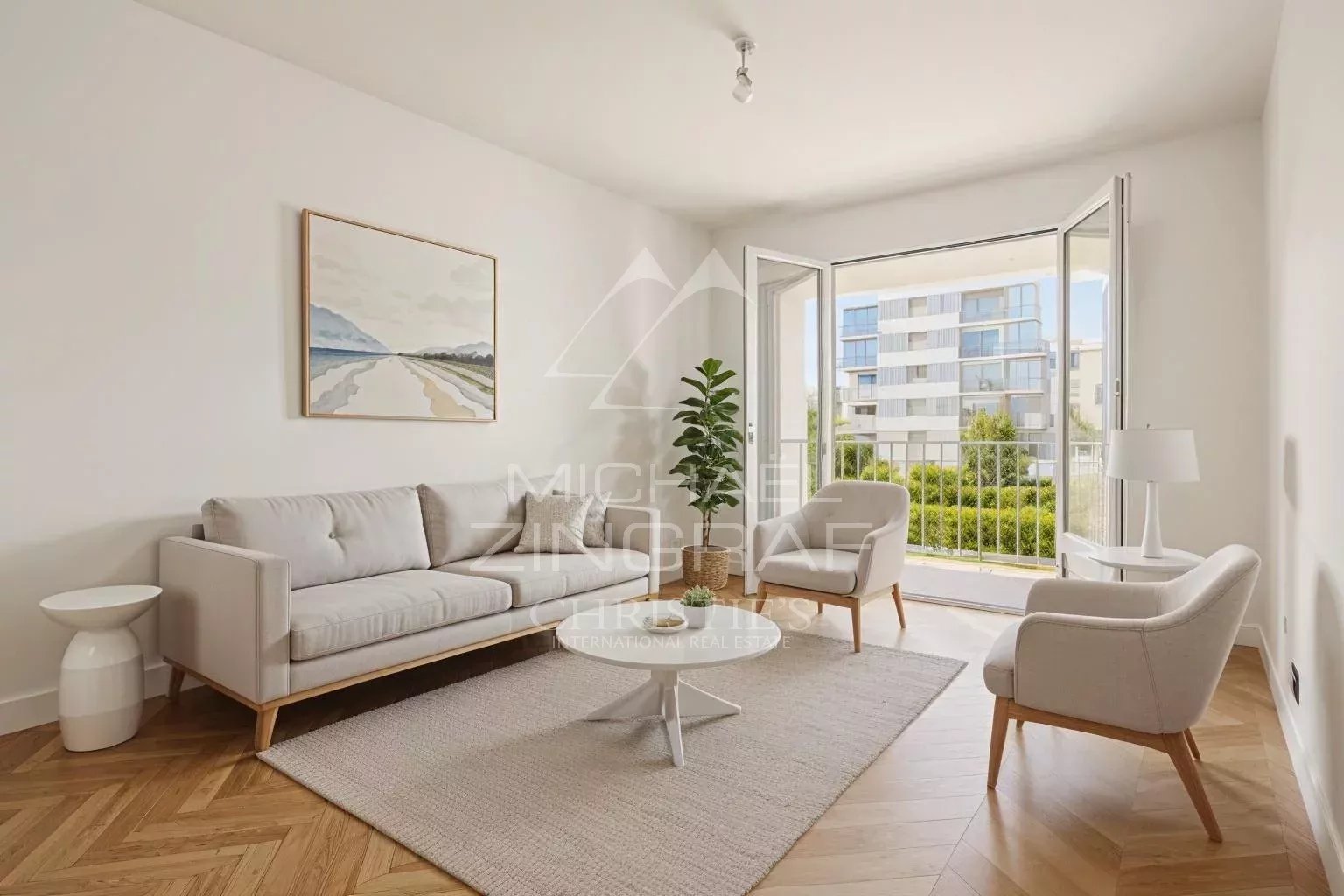 Cannes secteur Palm Beach- 3 pièces entièrement rénové