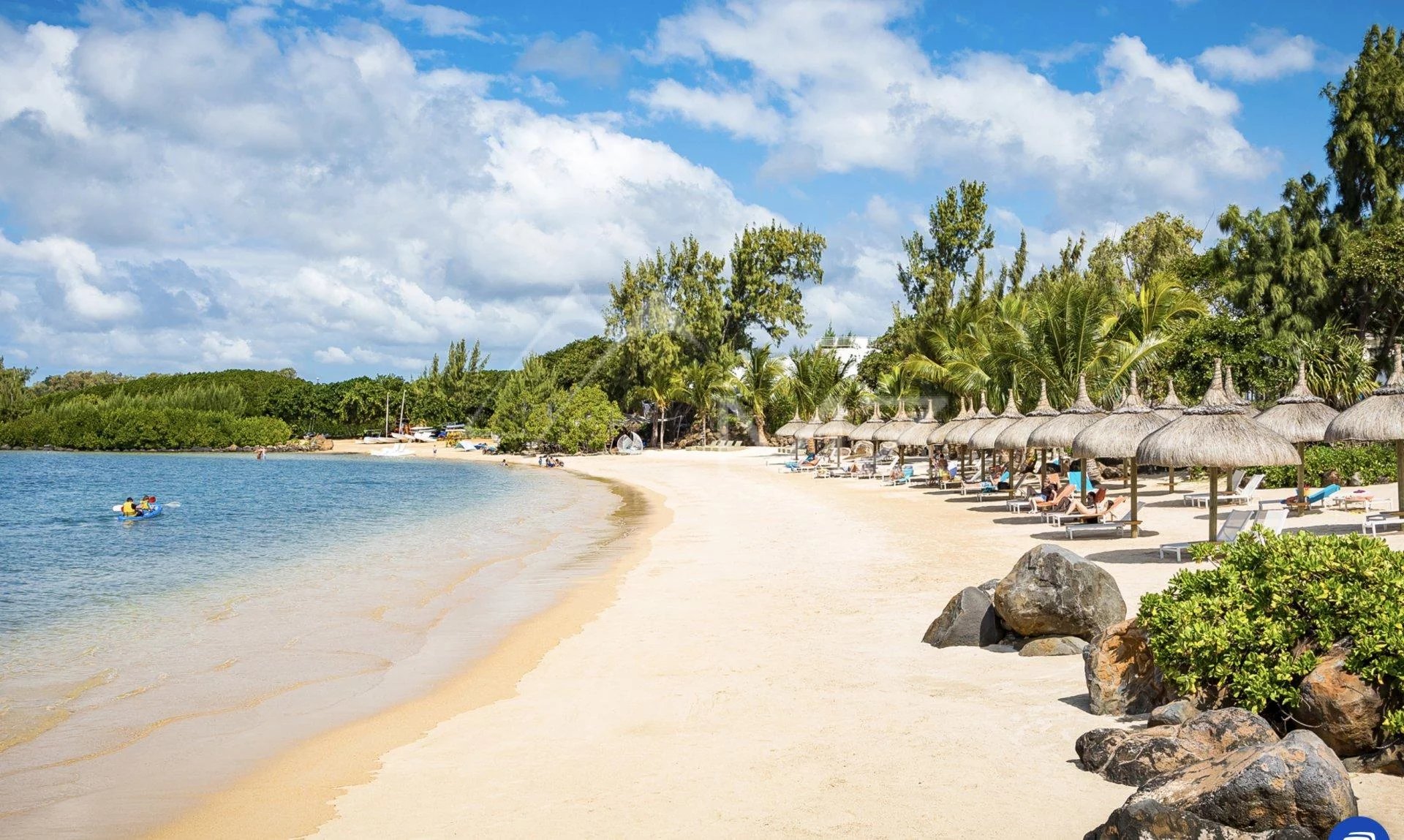 Mauritius - Palmea villa zeezicht