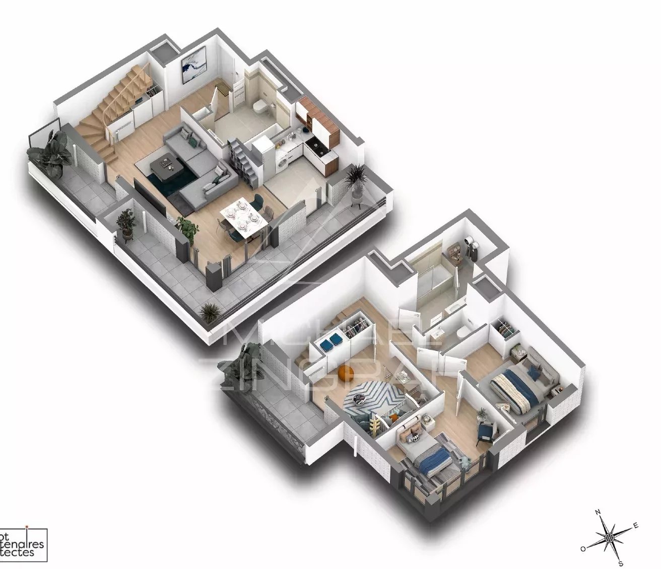 For Sale - New Development - 3-Bedroom Duplex - Suresnes (92)