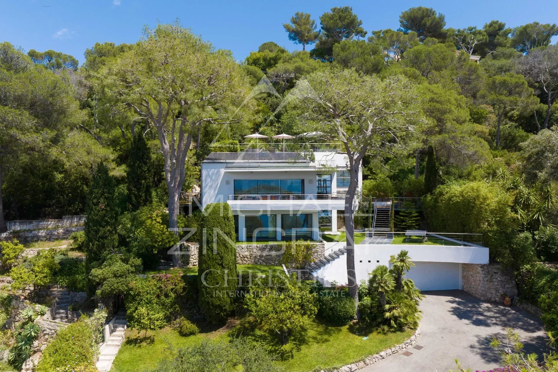 Moderne Villa - Panorama-Meerblick