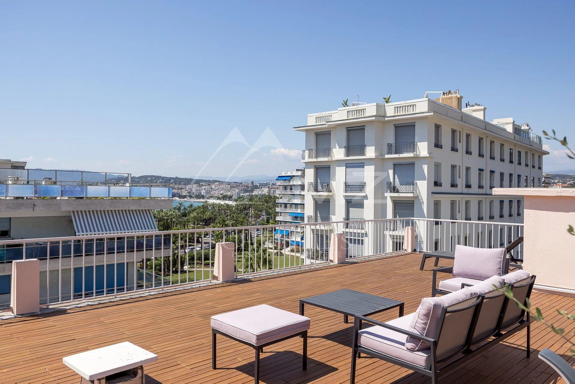 Cannes  Croisette - Palm Beach - Beautiful apartment with sea view and roof top