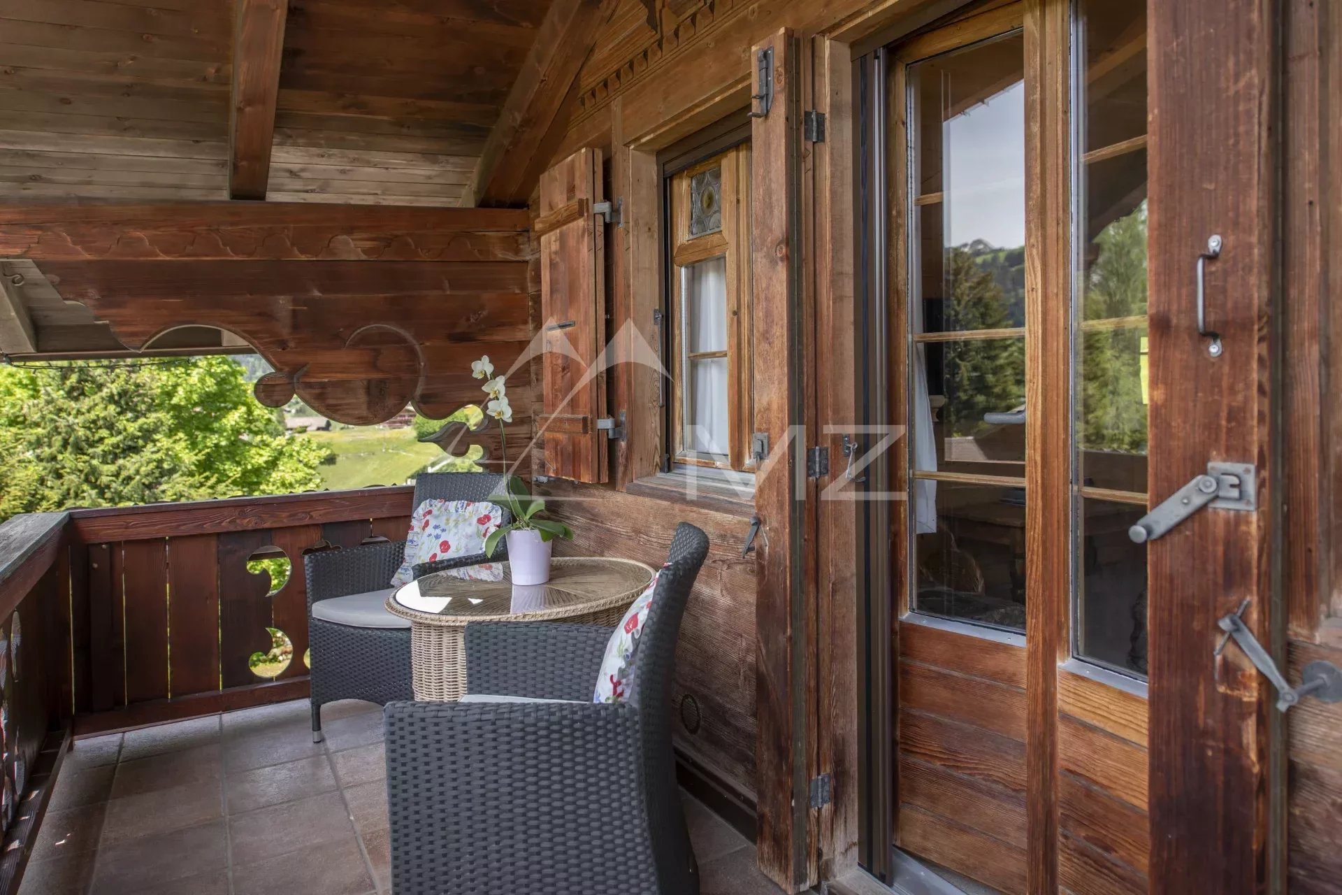 Traditional chalet for rent in Oberbort with great view
