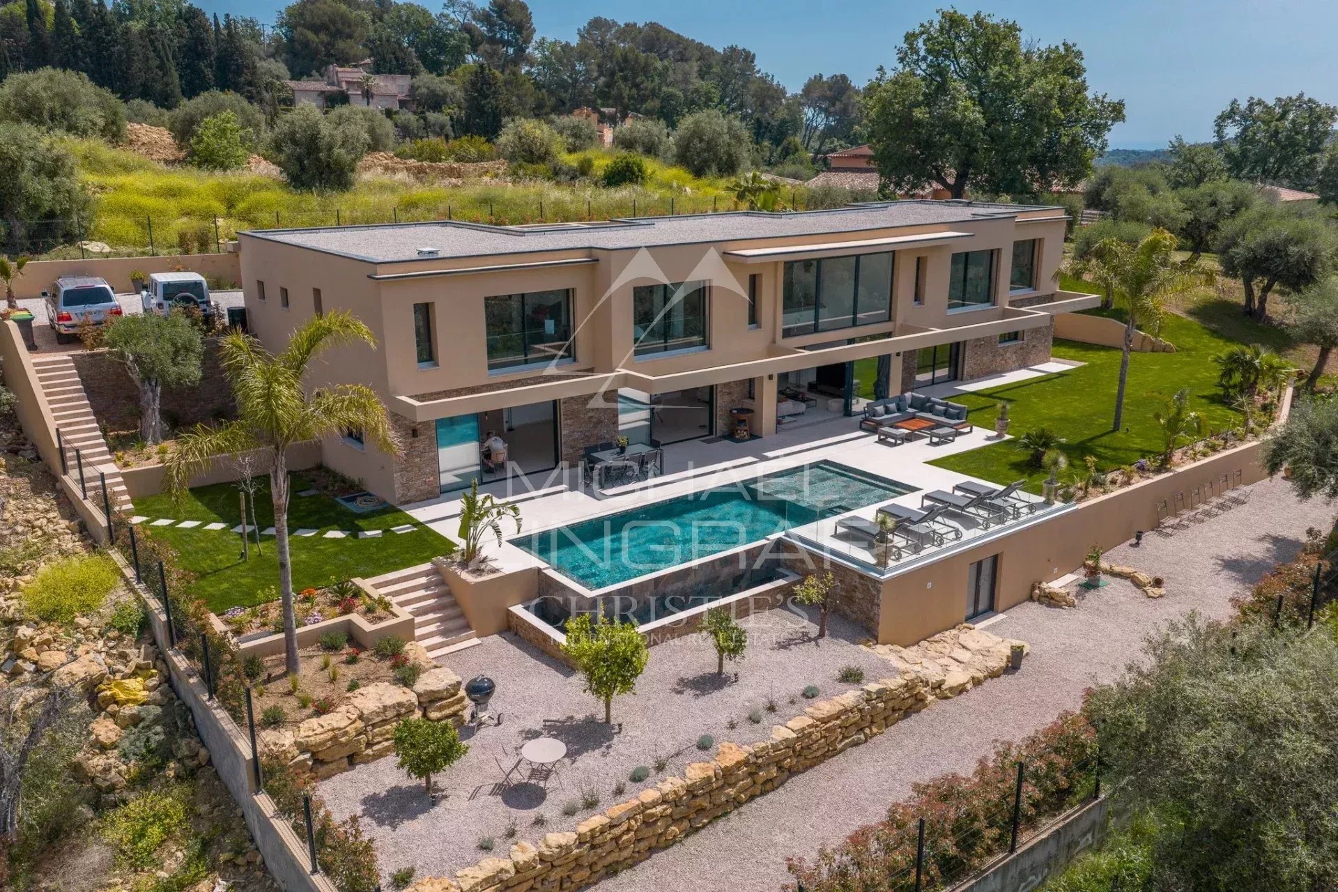 Opio – Villa contemporaine d'exception au sein d'un domaine privé