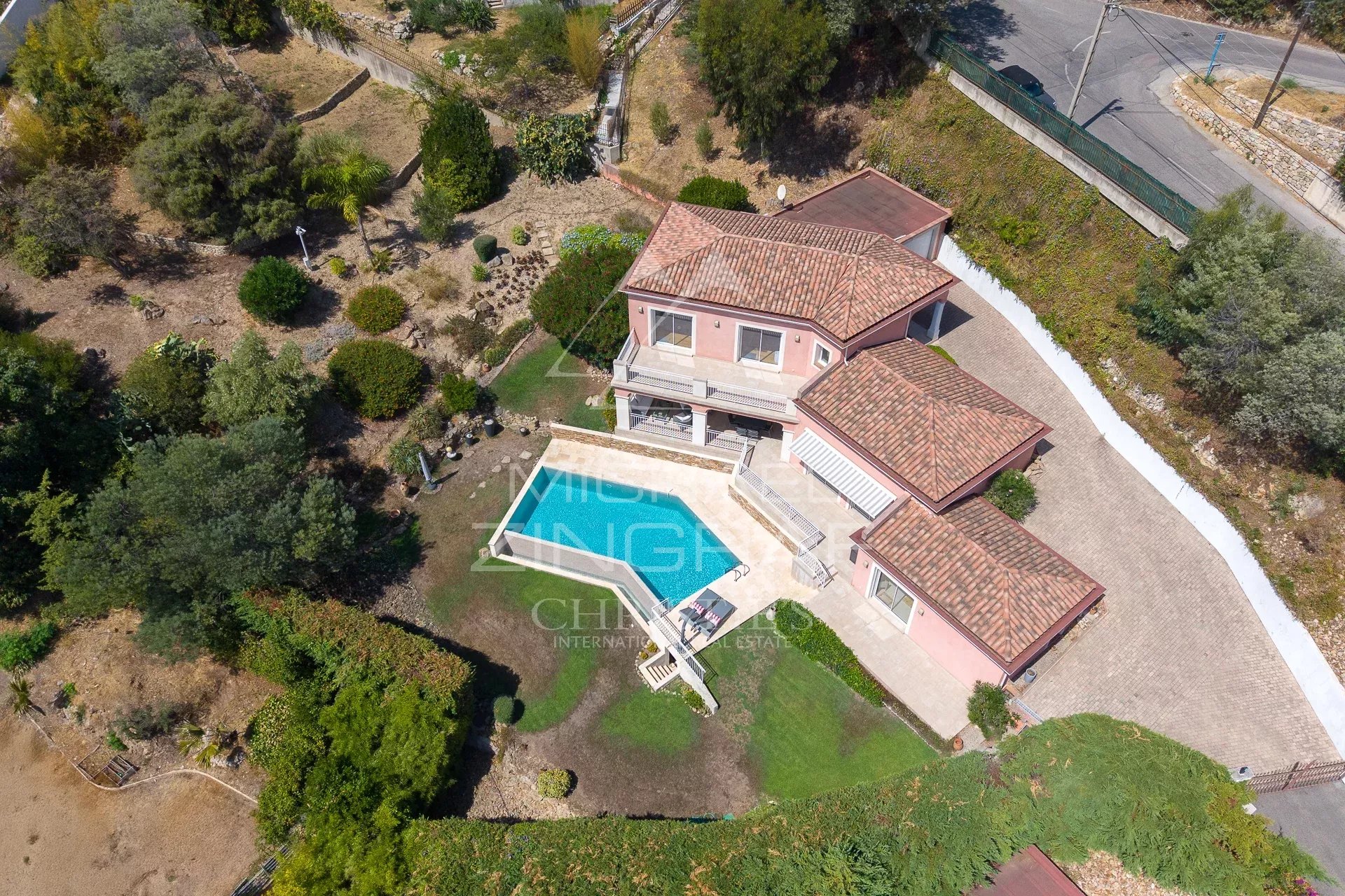 Mandelieu la Napoule - PROPRIÉTÉ VUE MER DANS DOMAINE PRIVÉ - Proche Cannes