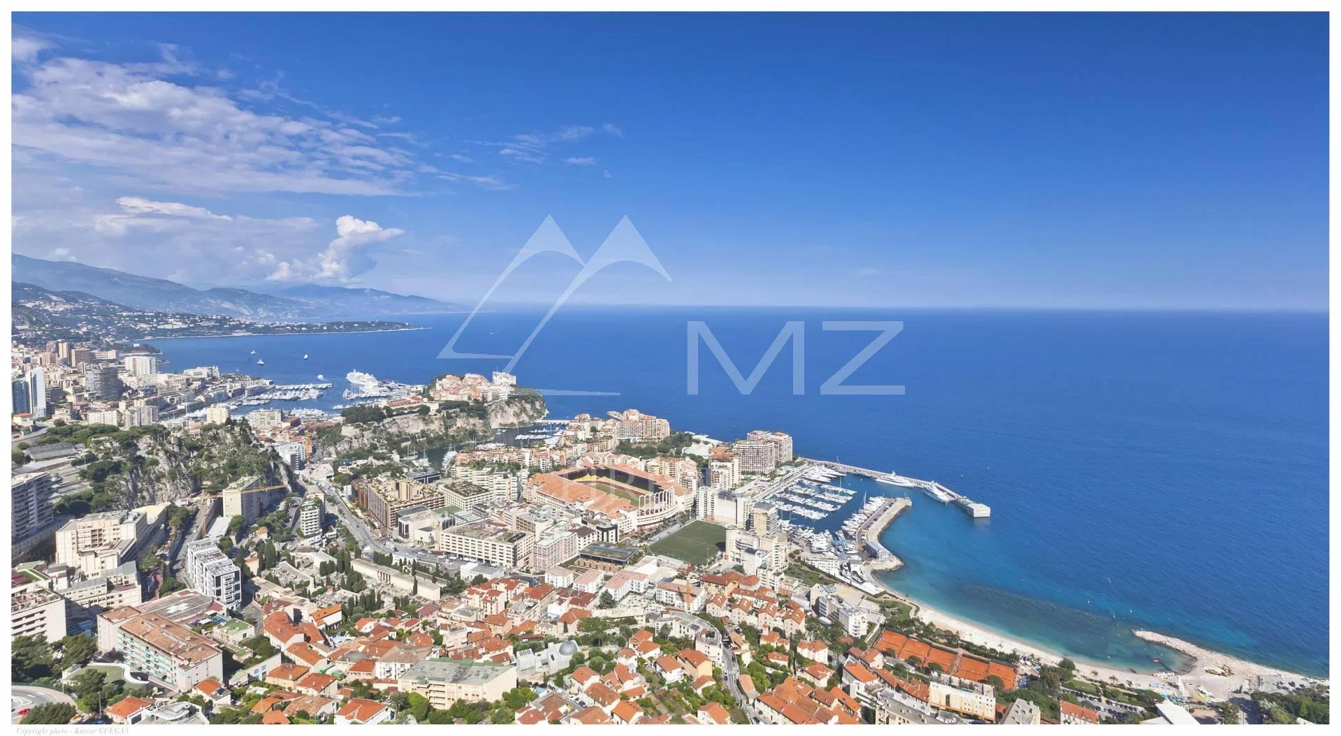 Cap-d'Ail - Villa contemporaine avec vue mer panoramique