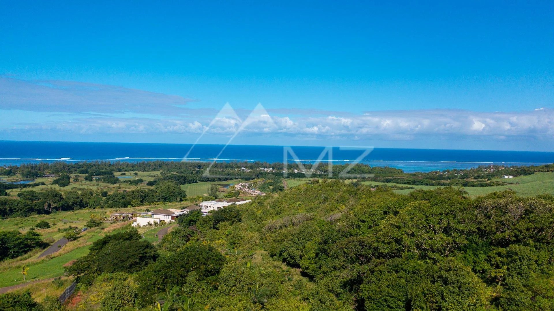 Mauritius - Building land, the most prestigious view of the Island - Bel Ombre