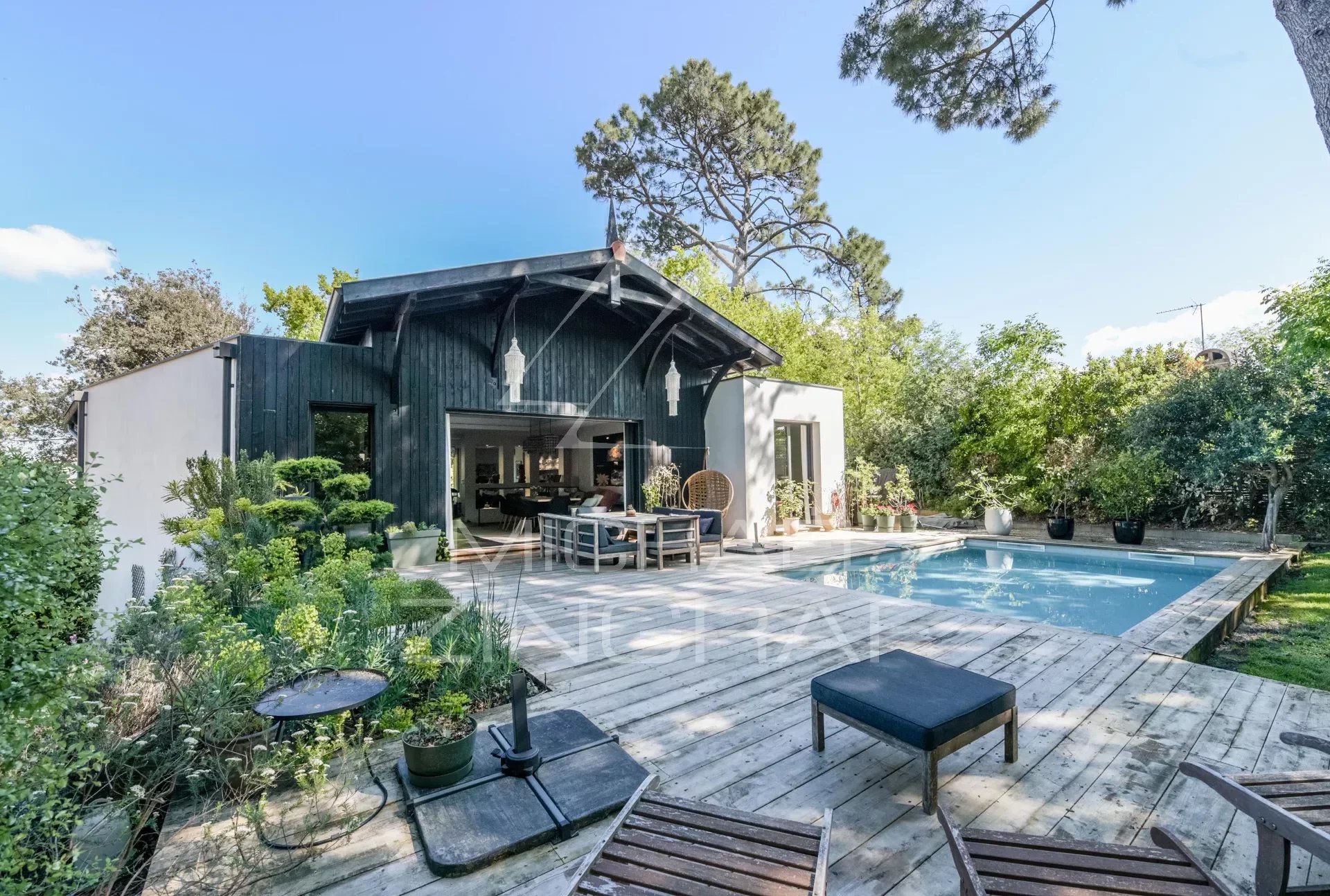 Le Moulleau - Architect-designed house - Walking distance to the beach