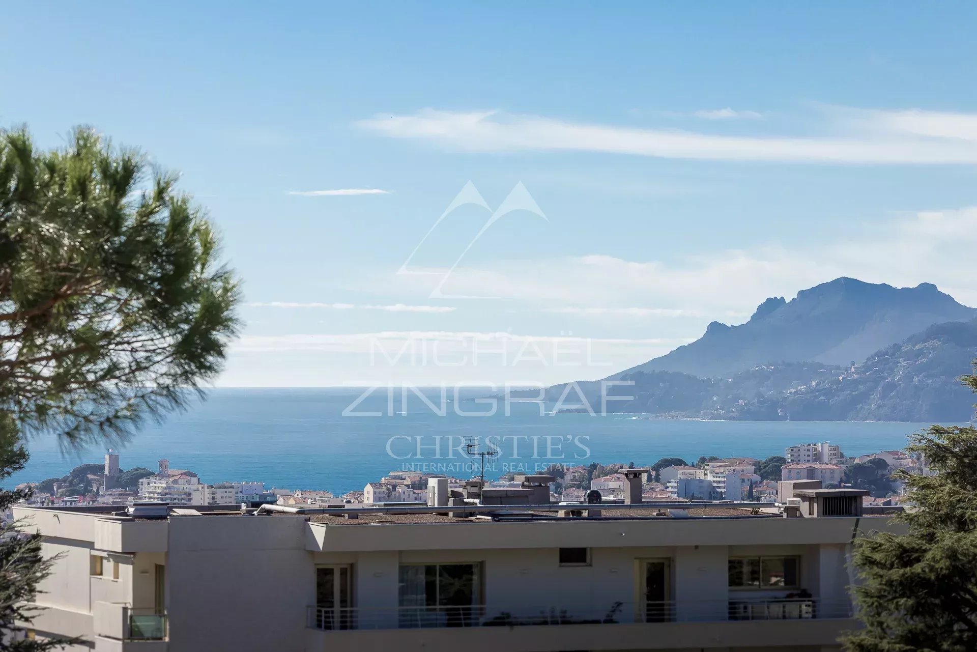 Le Cannet résidentiel - Vue panoramique mer