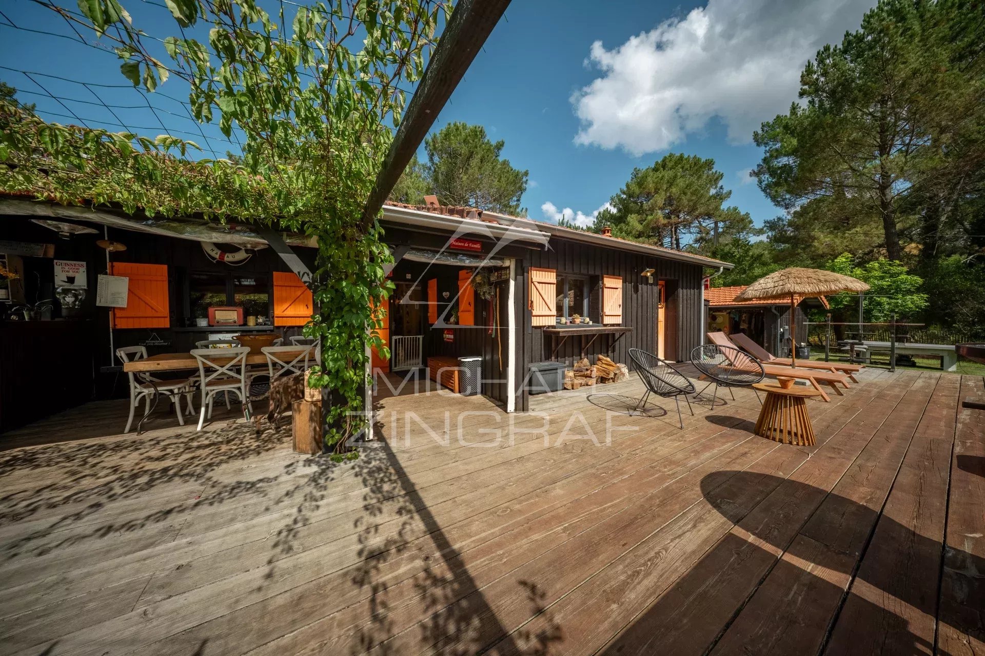 LA TESTE DE BUCH - Cabane de résinier sur 22 hectares de forêt