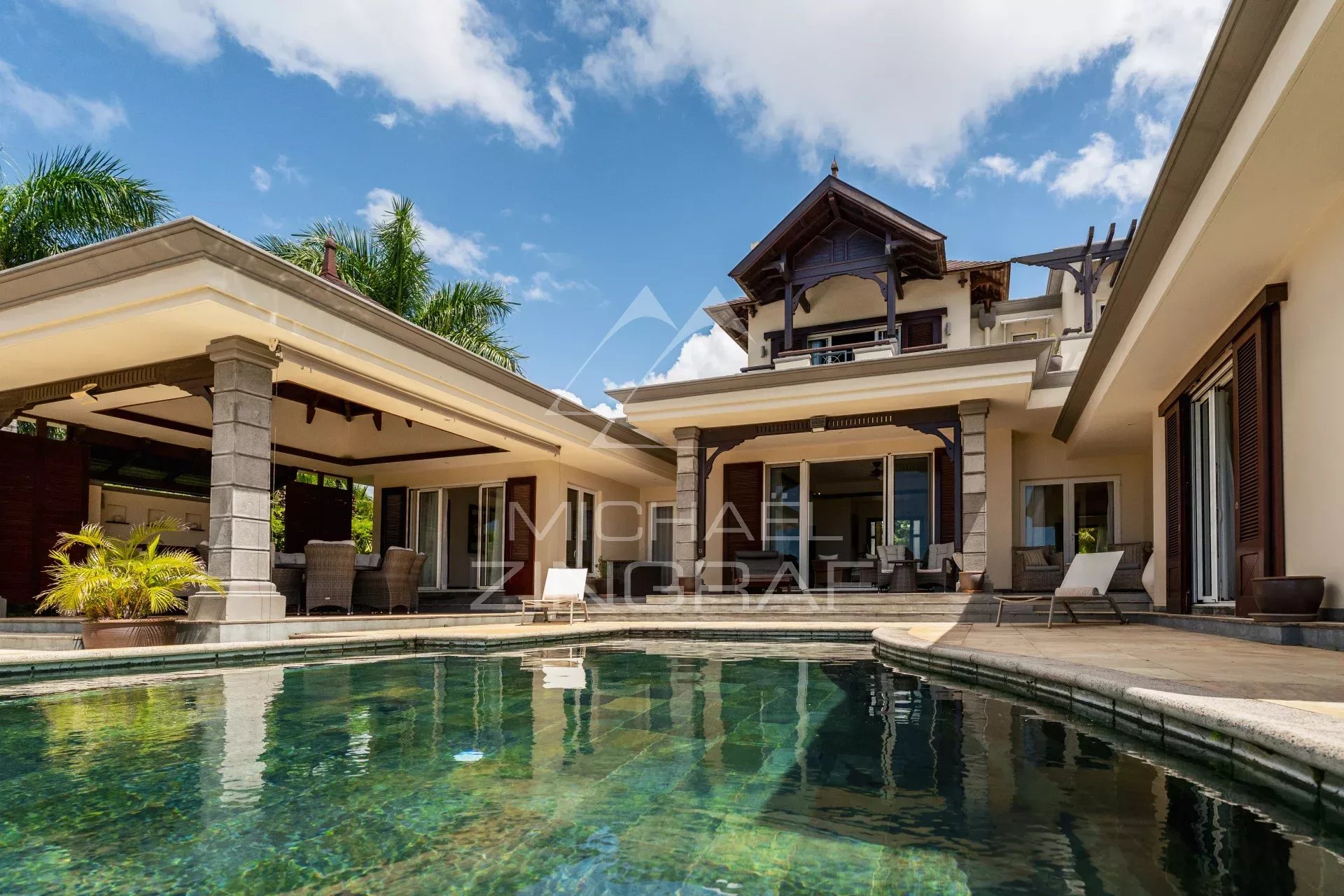 Mauritius -  Villa Sea view on a Golf resort- Bel ombre