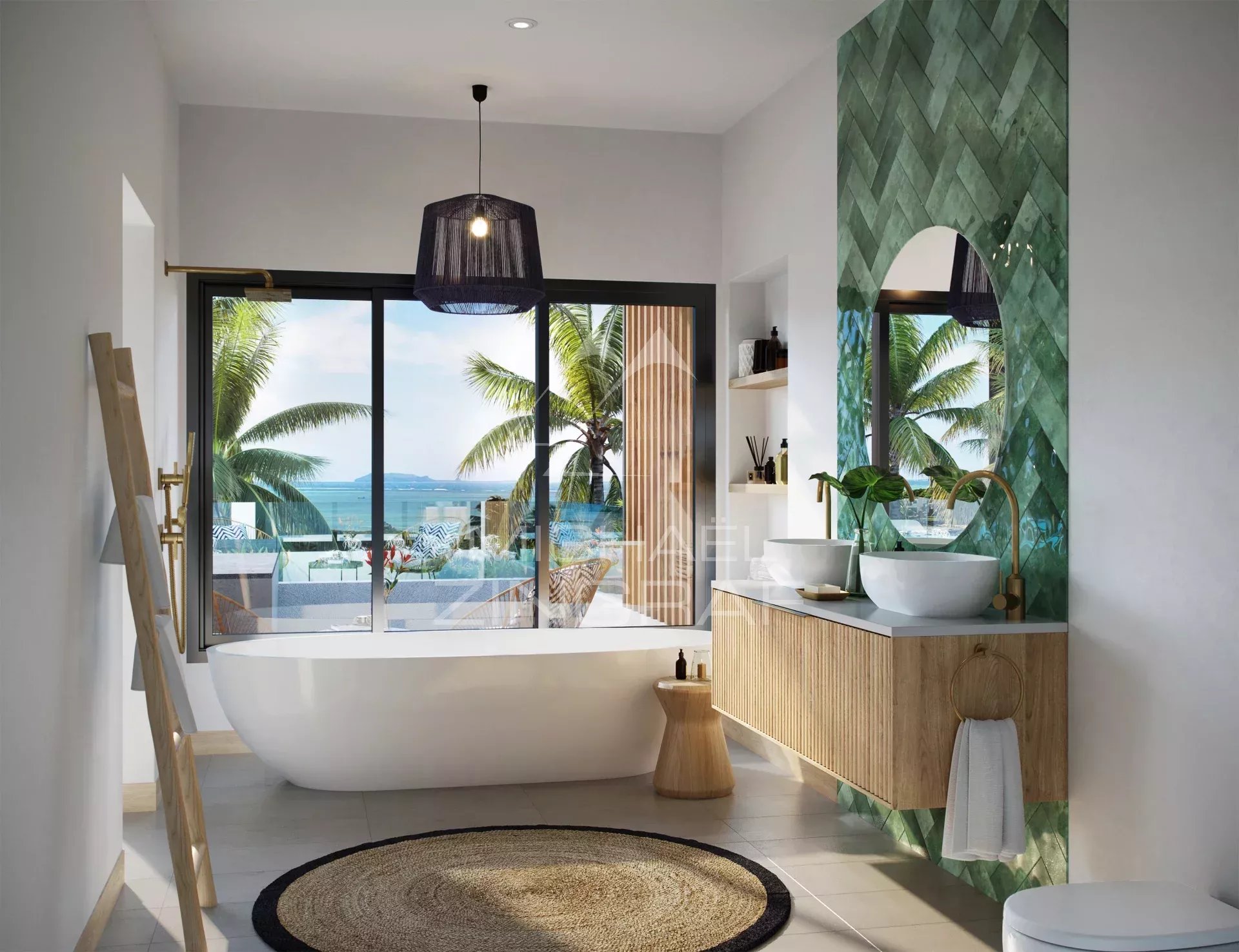 Penthouse exceptionnel - vue spectaculaire sur le lagon - 4 chambres