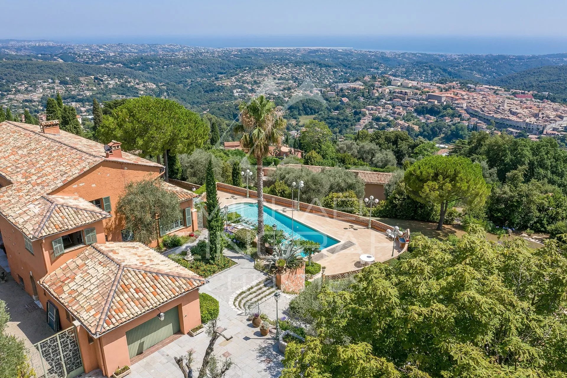 VENCE - VUE MER PANORAMIQUE