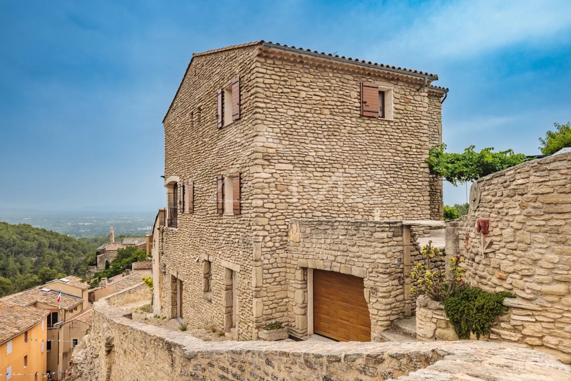 Old renovated village house with magnificent view