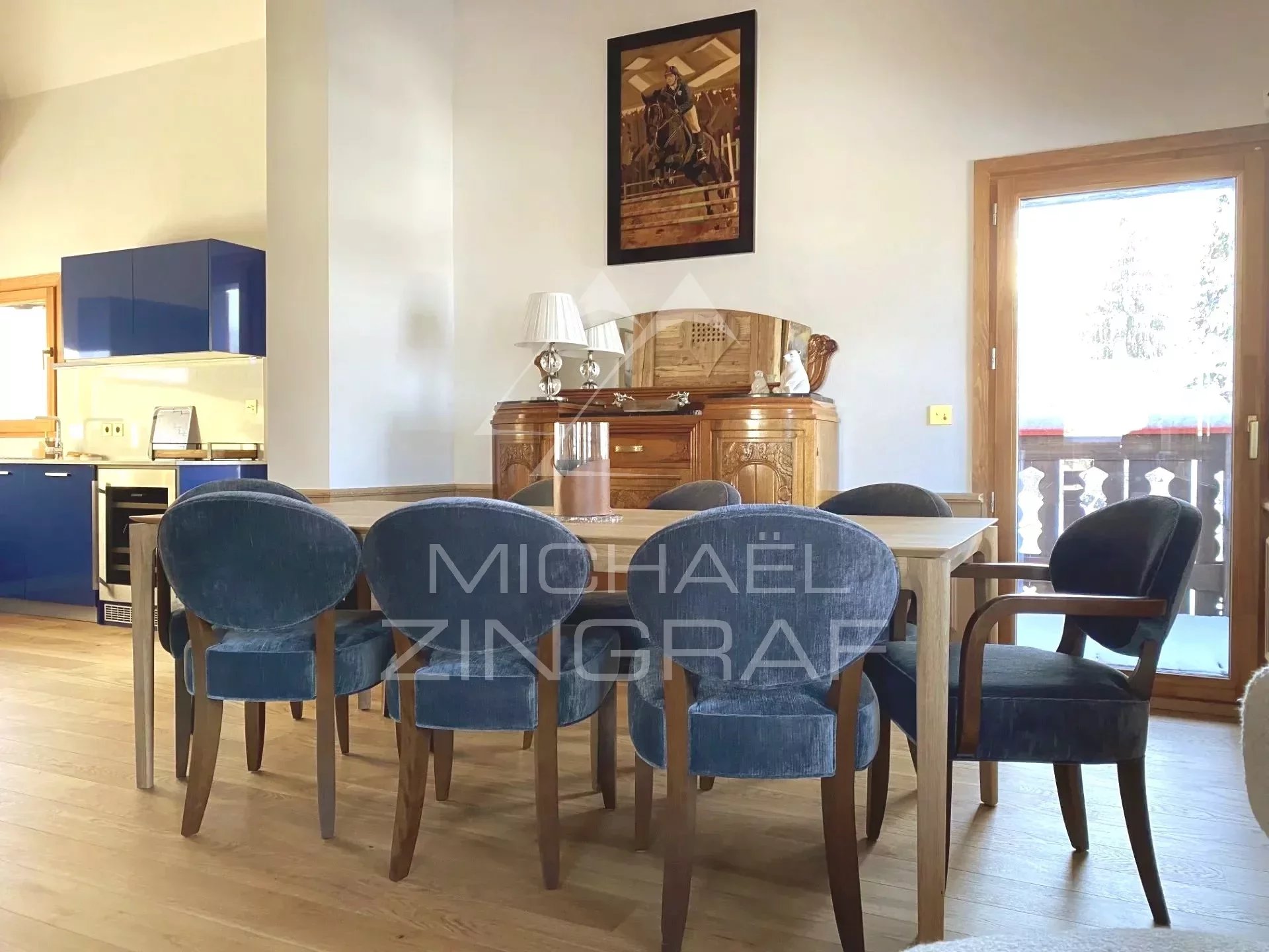 Rare chalet in the center of Megève, newly renovated - Panoramic view and peaceful location