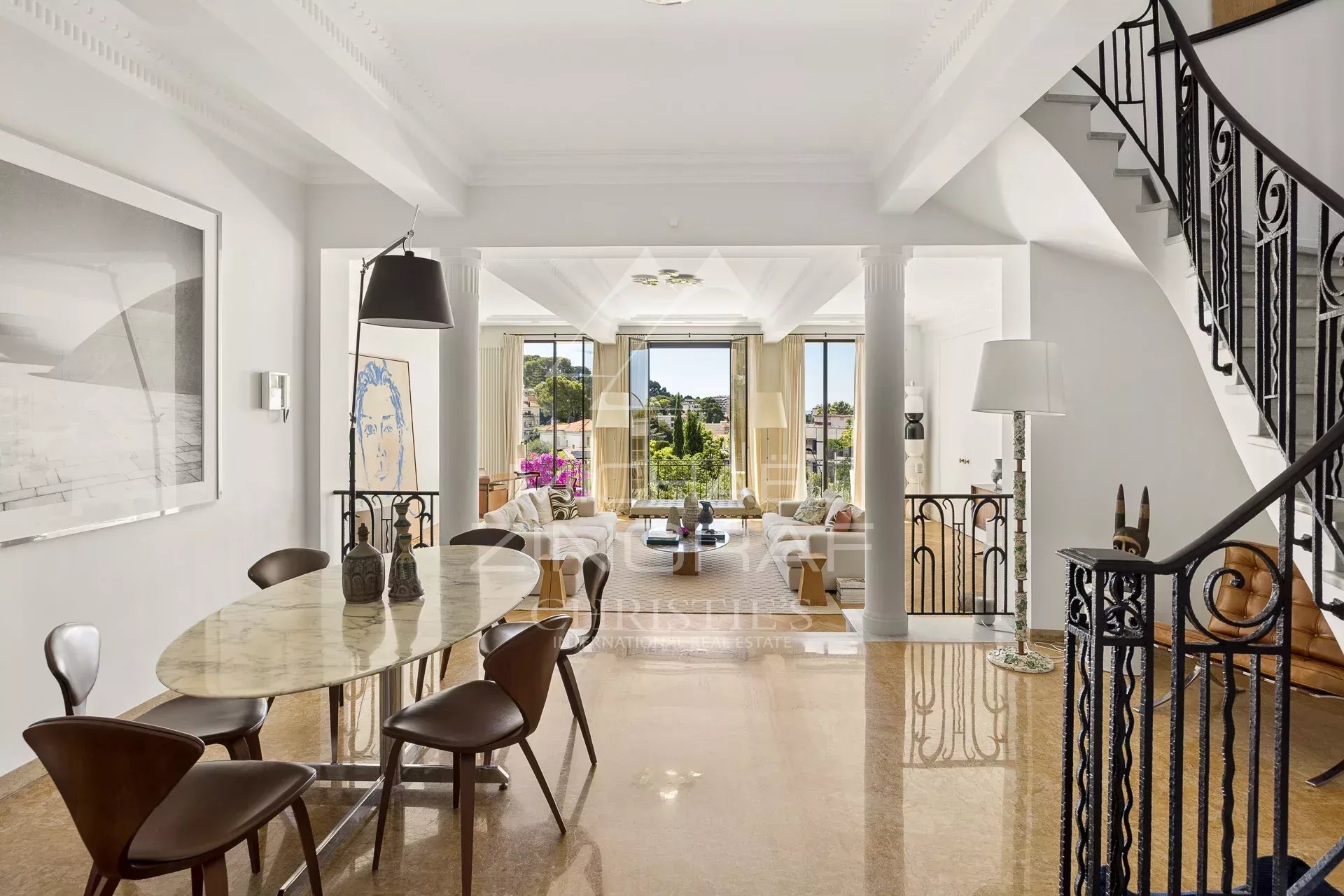 Le Cannet Wohnviertel – Elegante Belle-Époque-Villa mit Panoramablick auf das Meer