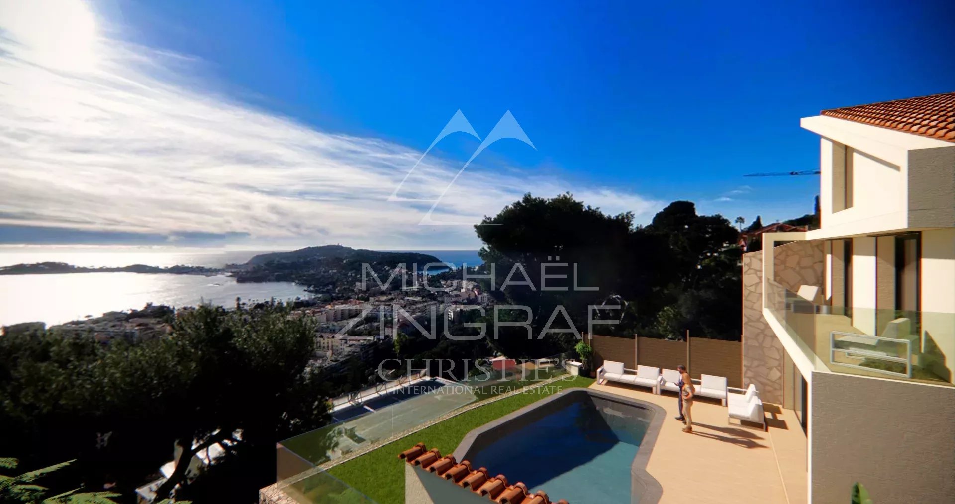 Villa en cours de rénovation - vue mer panoramique