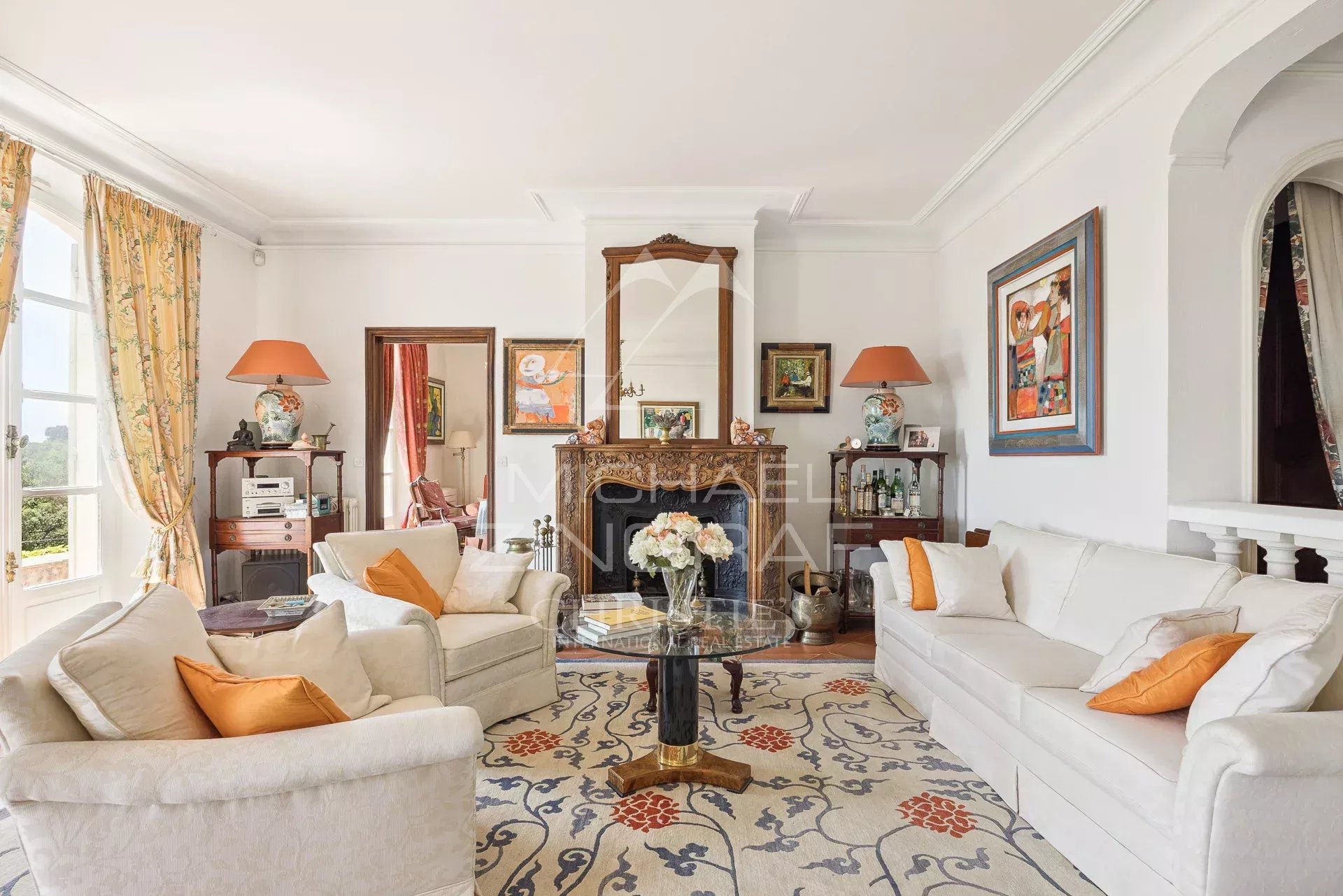 Vence: Charmante Villa im provenzalischen Stil mit Meerblick