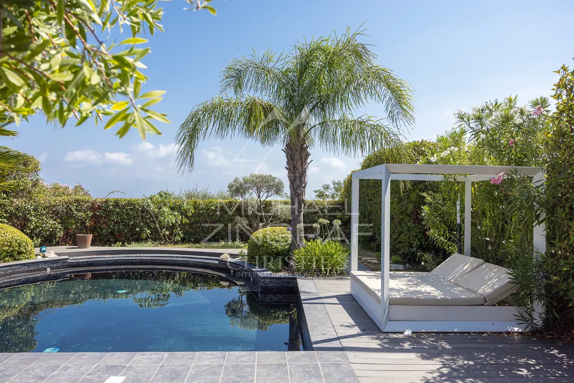 Proche Nice - Domaine privé et vue mer panoramique