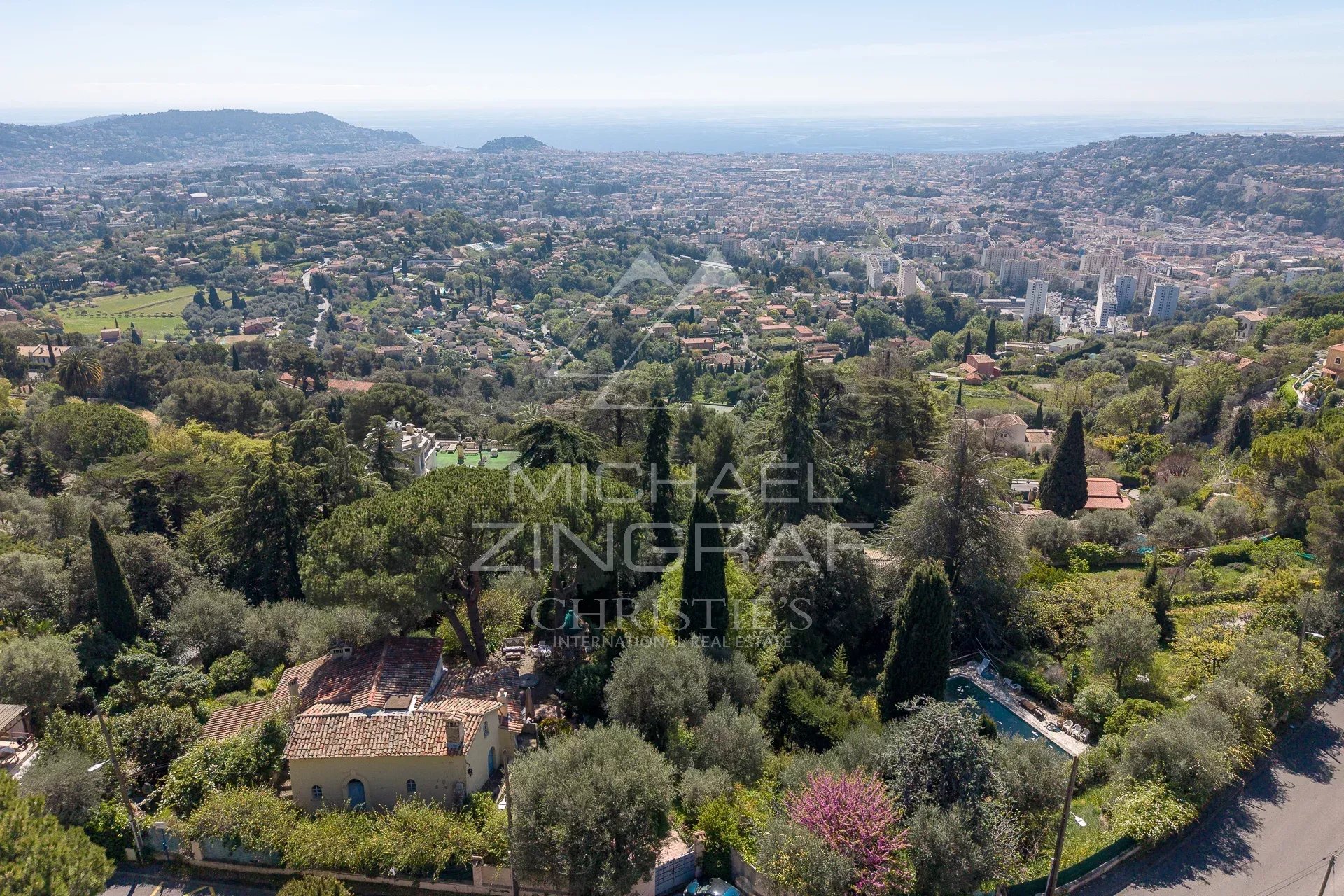 Nice – Haut Gairaut – Charming country house with exceptional land and sea views