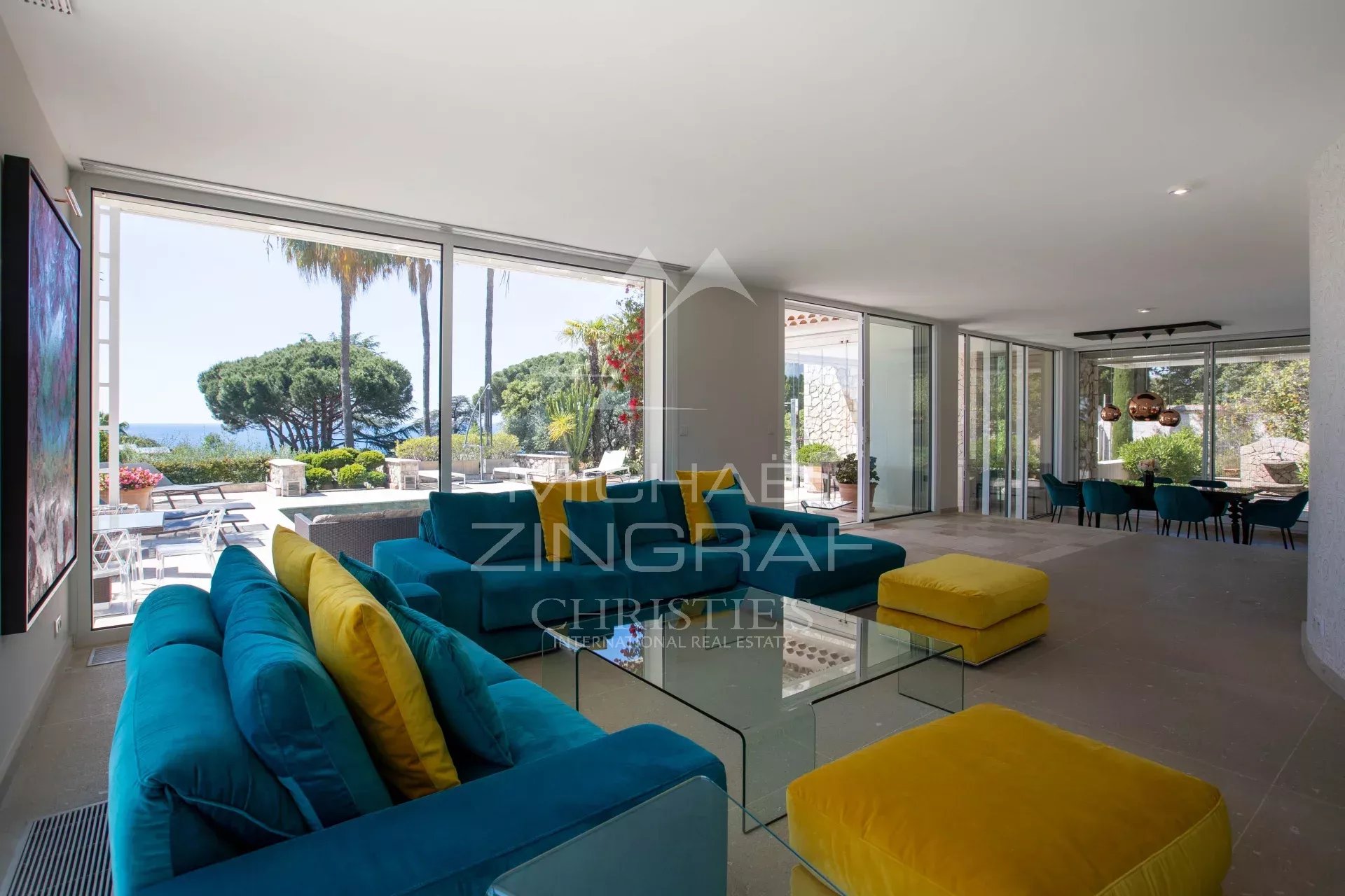 Cannes – Croix-des-Gardes - Villa d’architecte avec vue mer panoramique