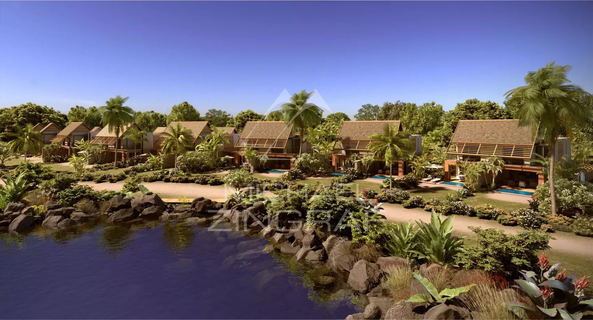 Vivre entre nature et lagon – Duplex d’exception à Pointe d’Esny Le Village