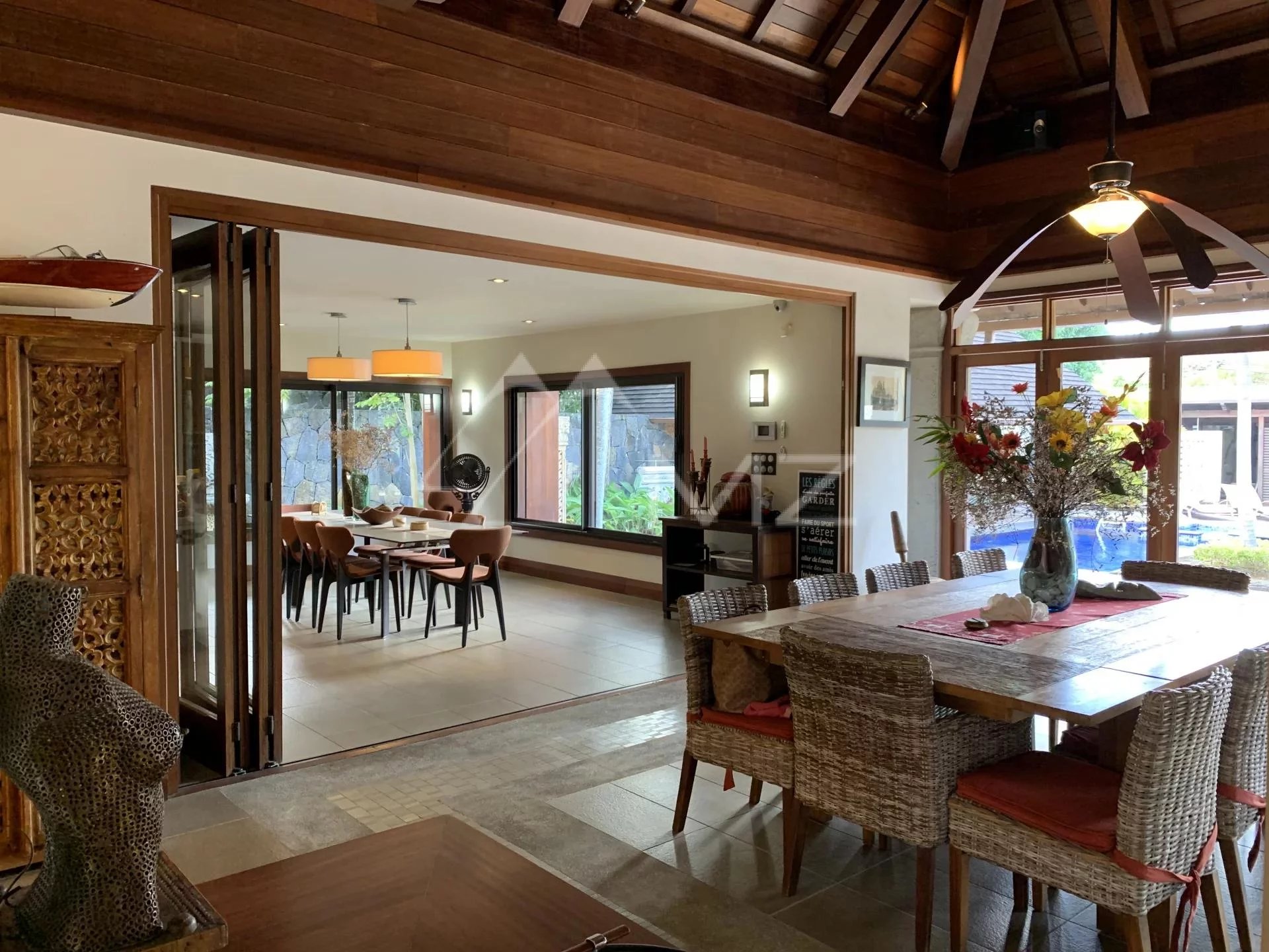Mauritius - Sumptuous villa at Pointe aux canonniers
