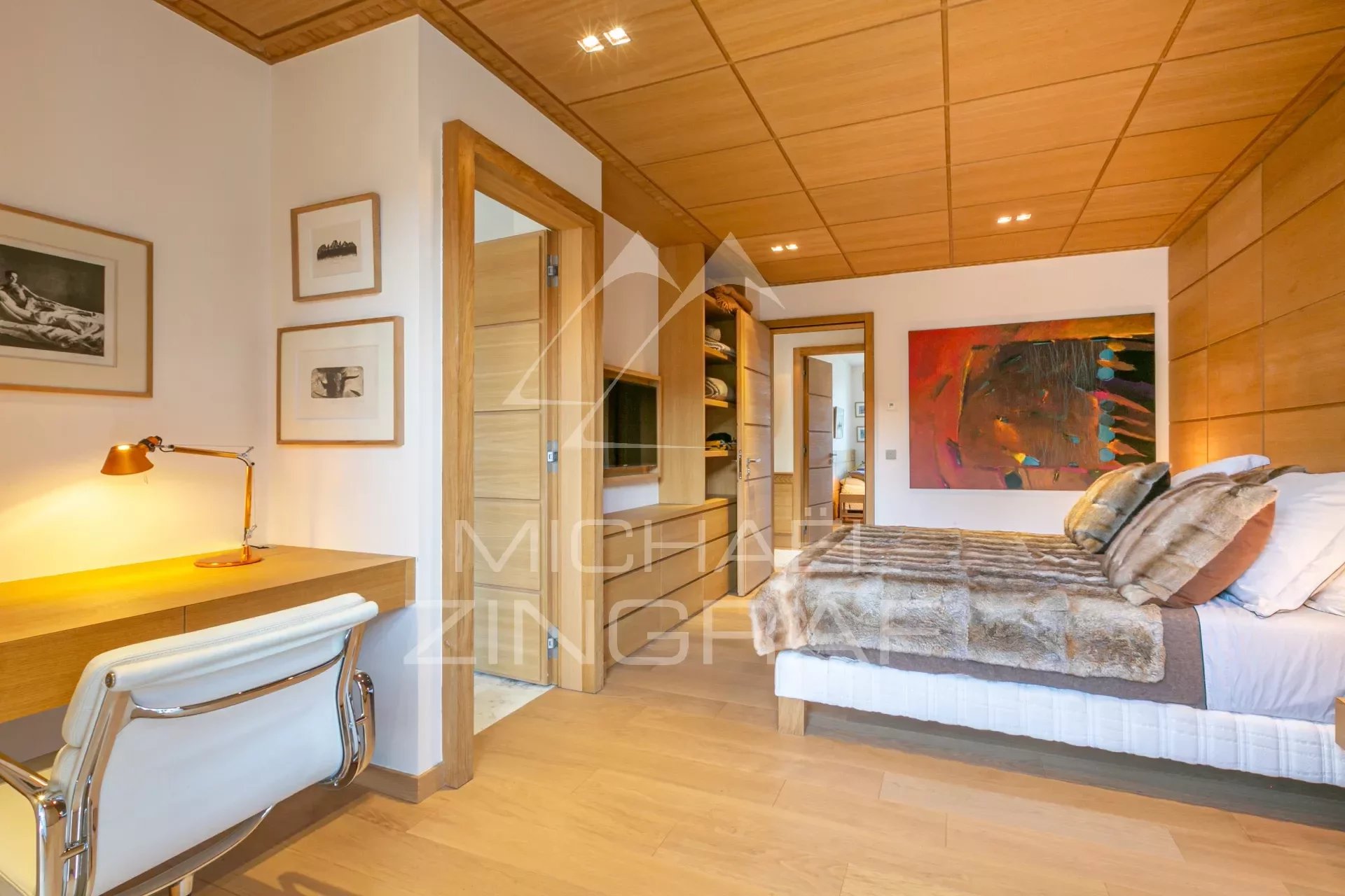 Exceptional three-bedroom apartment - Center of Megève - View and quiet