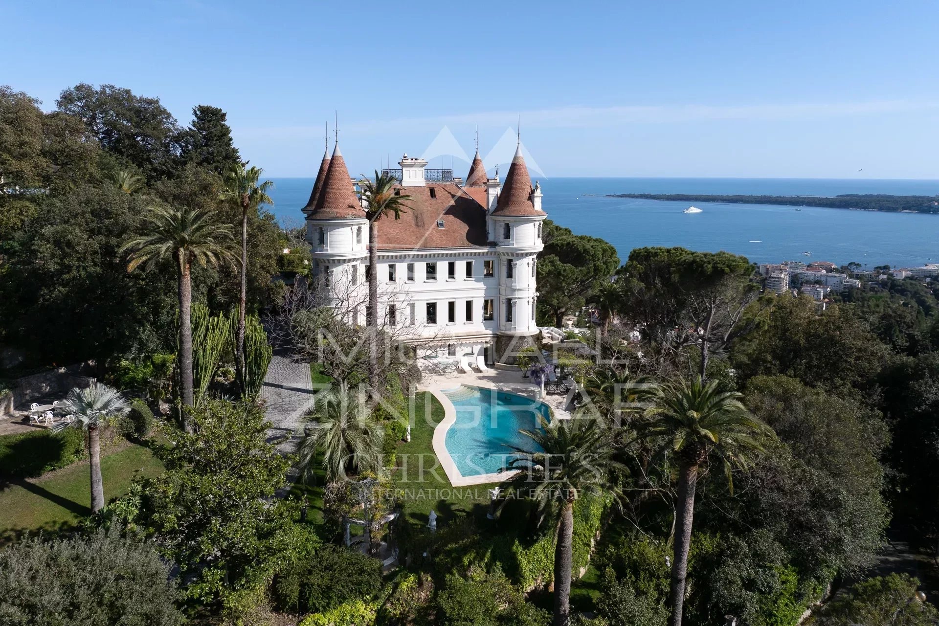 Vente Château Cannes Cannes Californie Domaine fermé Exclusivité