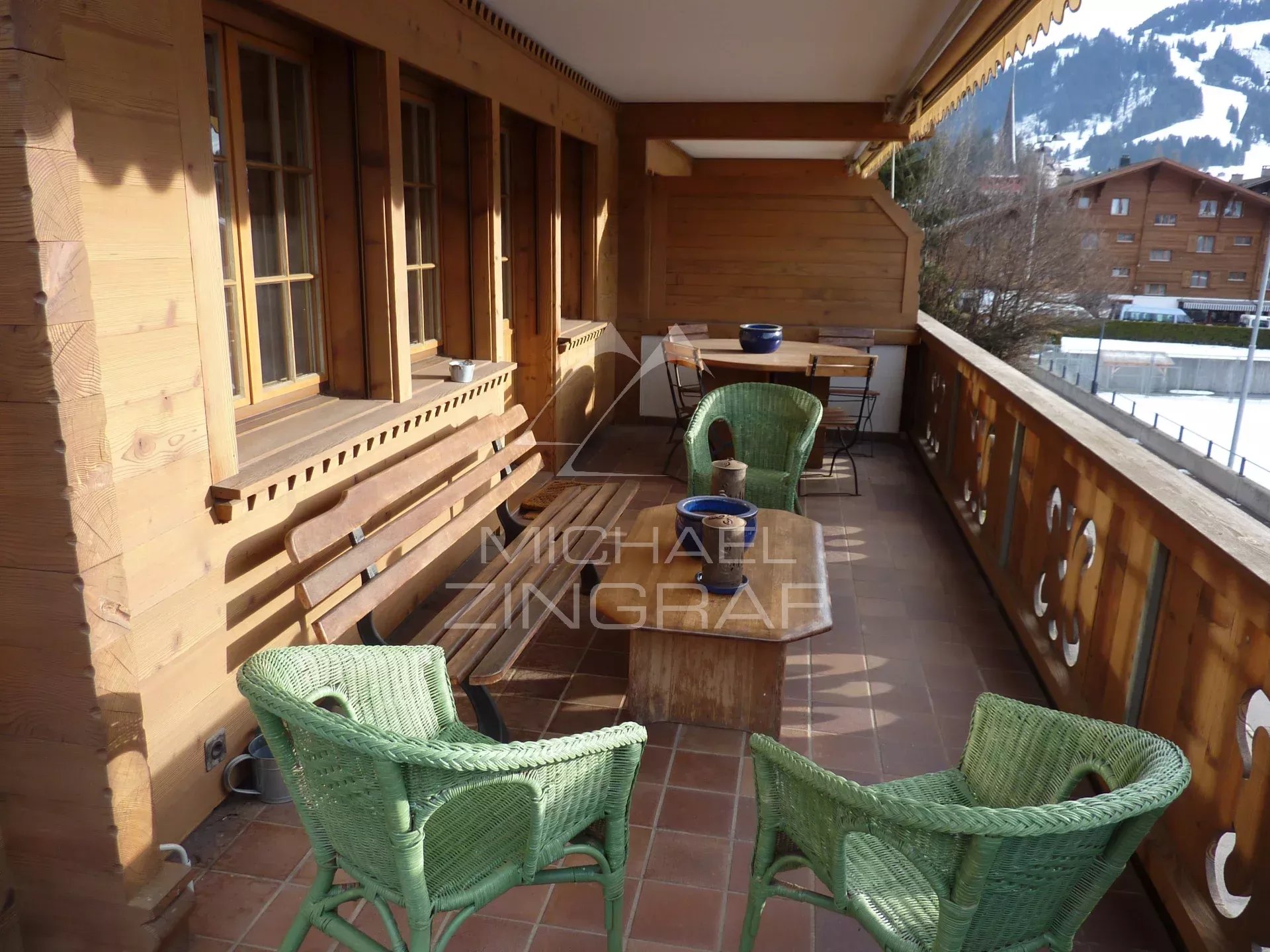 Appartement traditionnel dans le centre de Gstaad