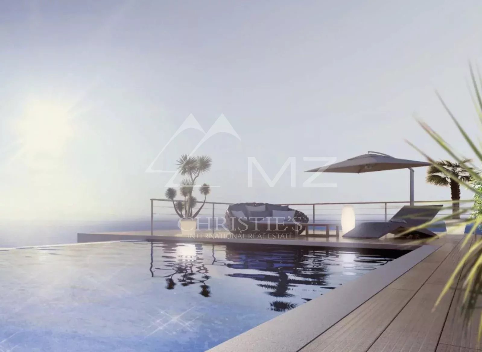 Beausoleil - Apartment in a modern residence with swimming pool