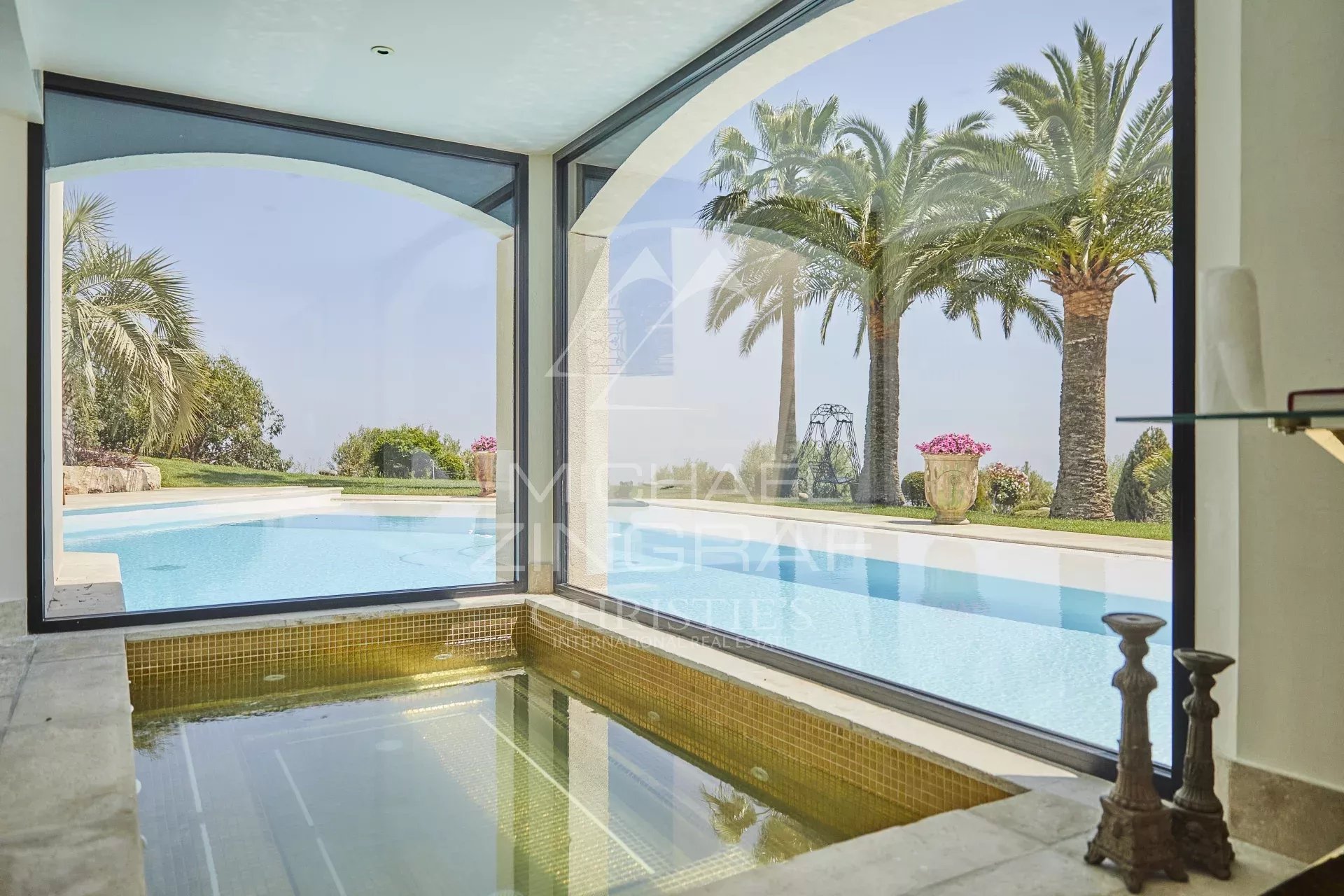 Tourrettes-sur-Loup - Villa provençale avec vue mer panoramique - 8 chambres