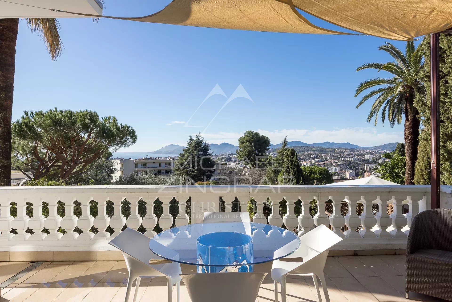 Le Cannet résidentiel - Vue panoramique mer