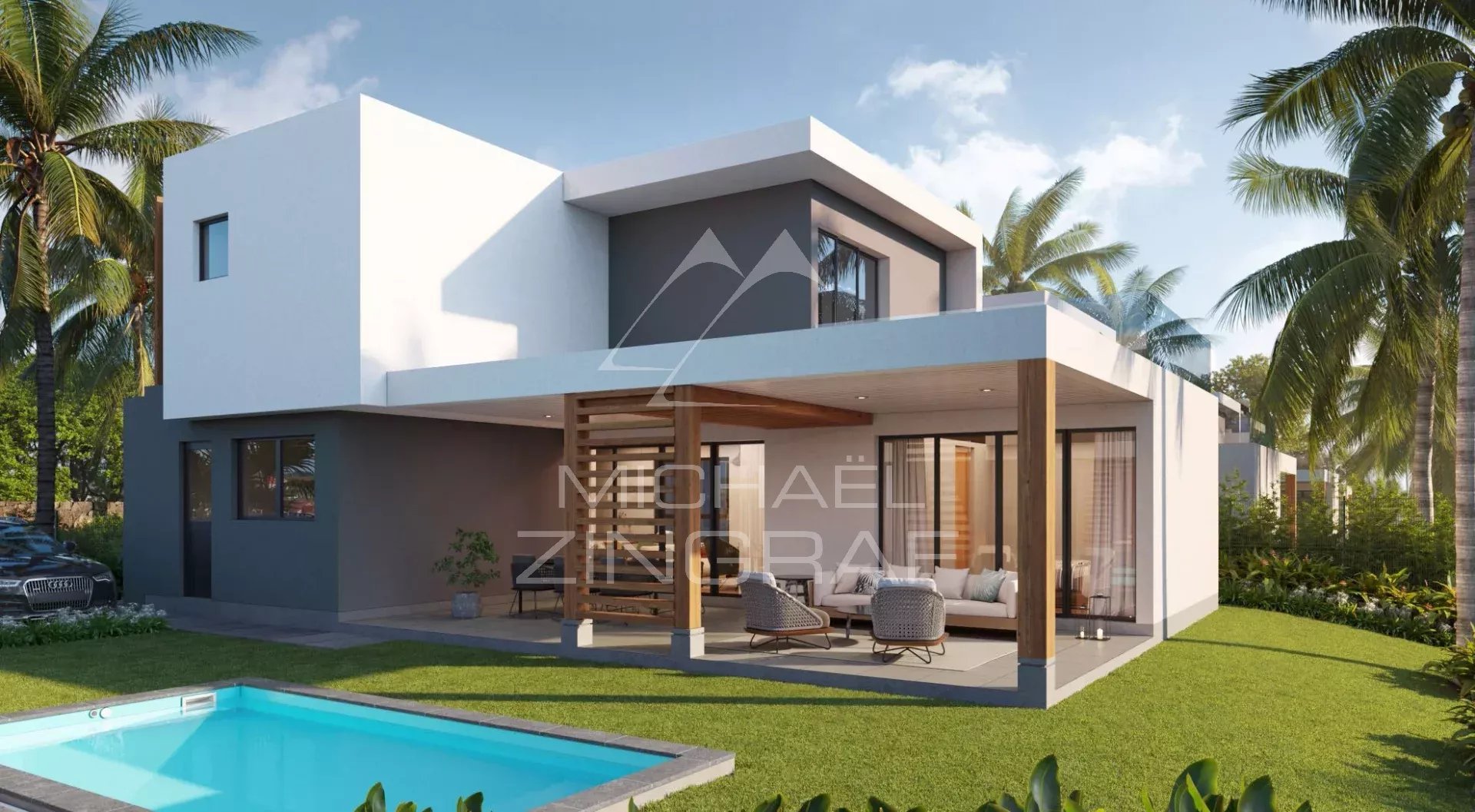 Duplex Contemporain 3 chambres à Tamarin, Île Maurice