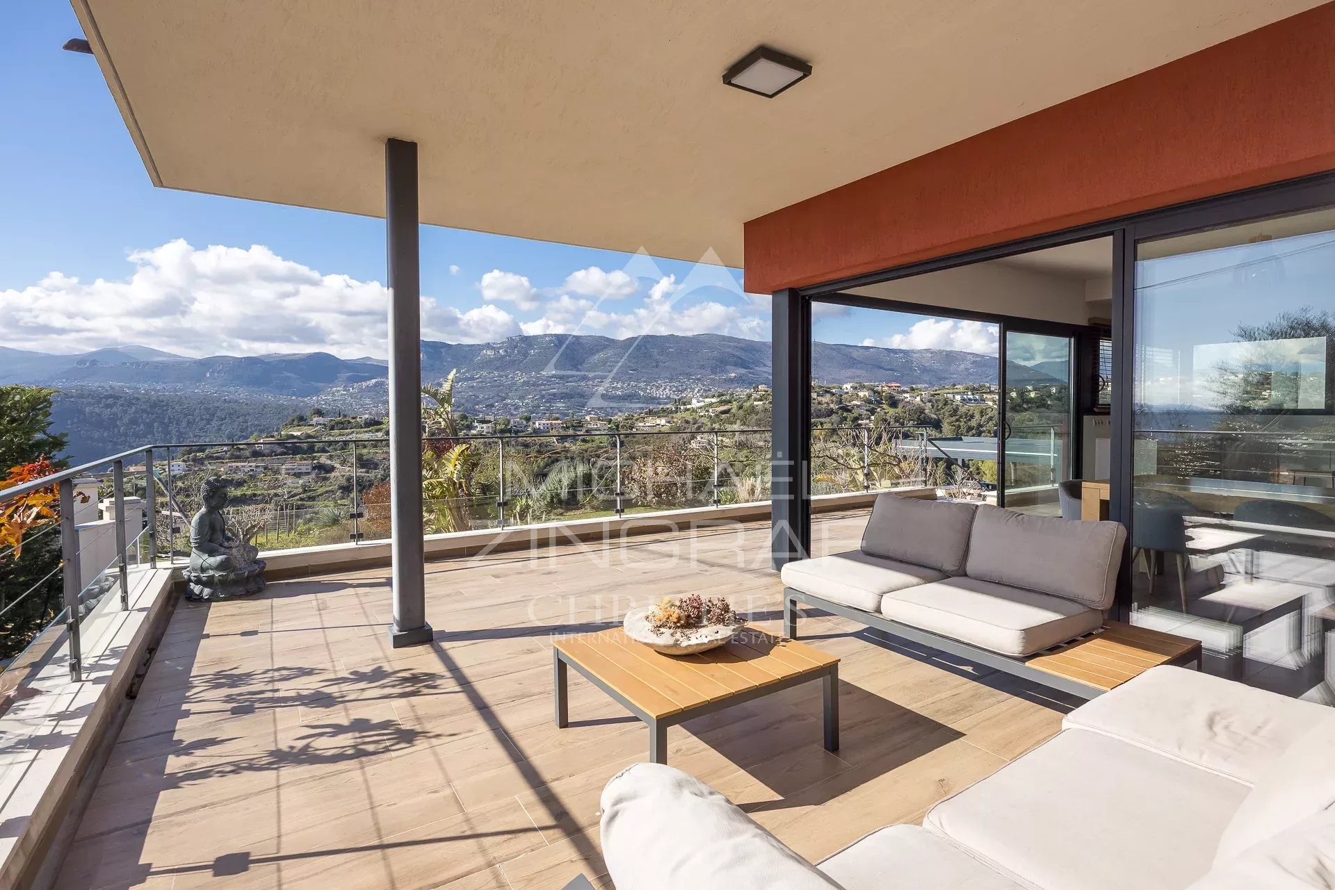 Nice - Crémat -  Villa contemporaine avec vue panoramique