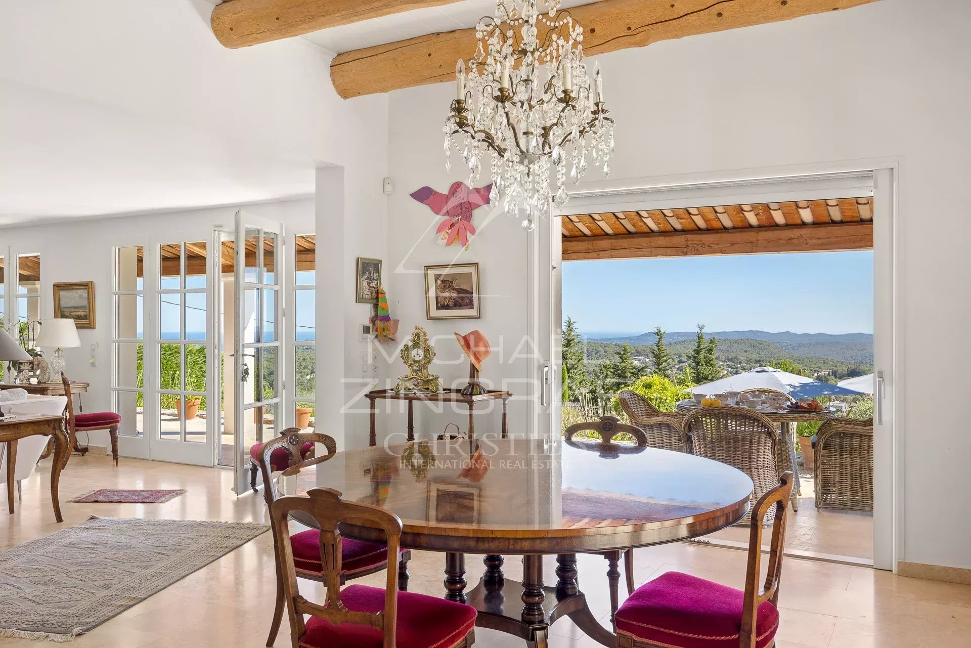 Vence – Élégante villa provençale avec vue panoramique