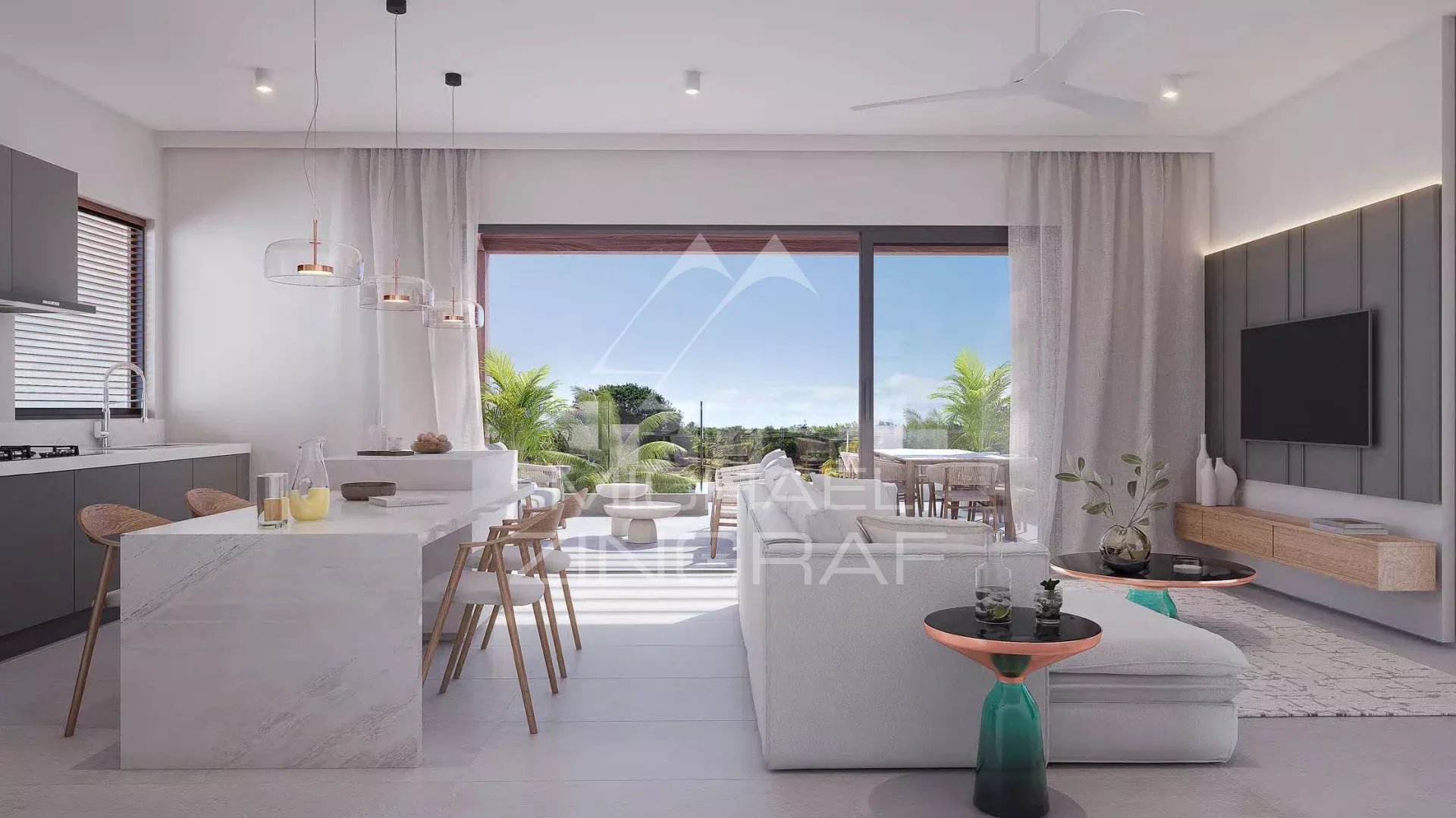 Penthouse de Luxe de 3 Chambres avec Rooftop privée – Belle Mare
