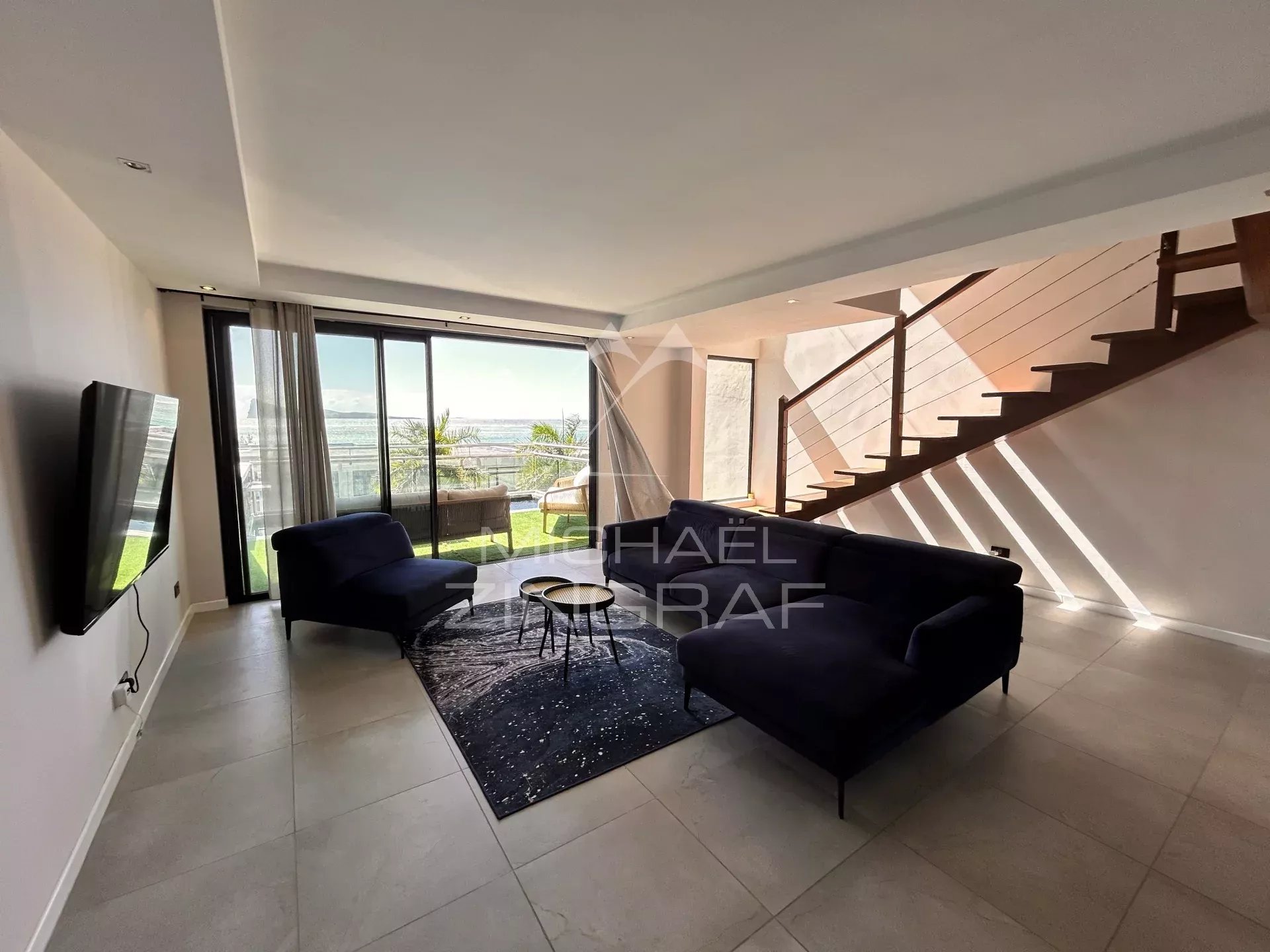 Duplex direkt am Meer in Cap Malheureux