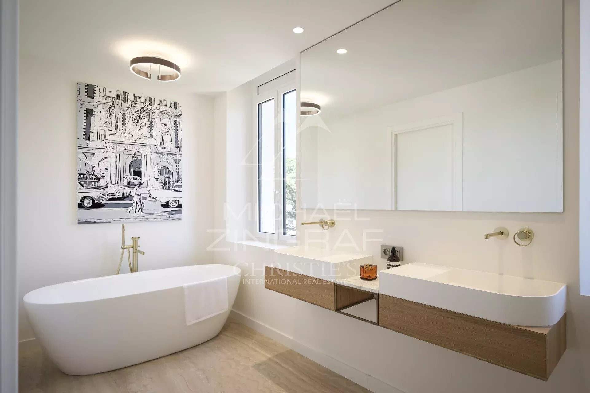 Cannes, Croix des Gardes: Exceptional apartment with panoramic ocean views