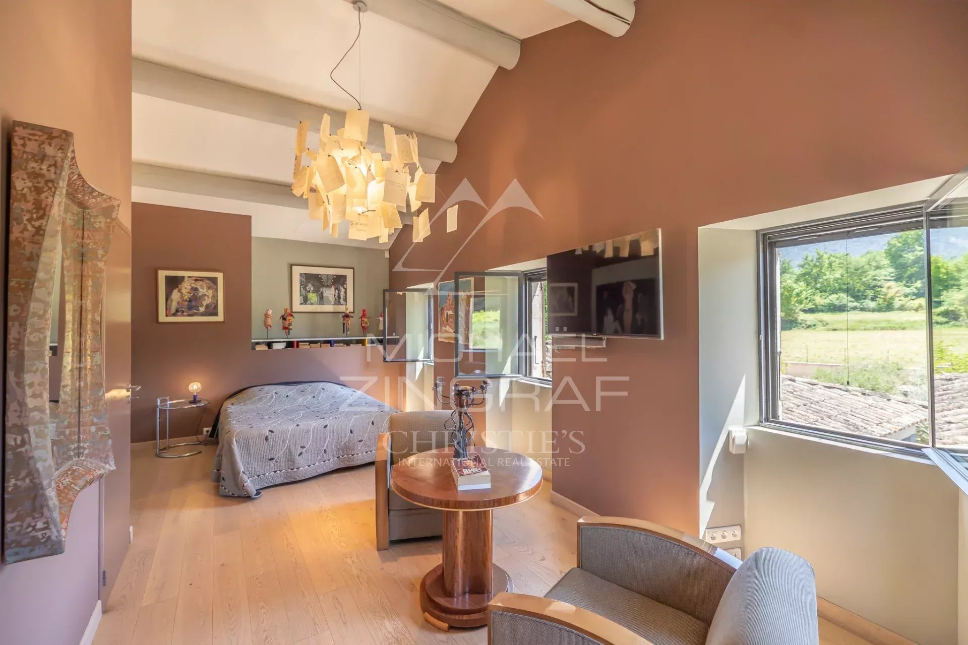 Oppède - Belle maison de hameau aux vues exceptionnelles et à deux pas des commerces
