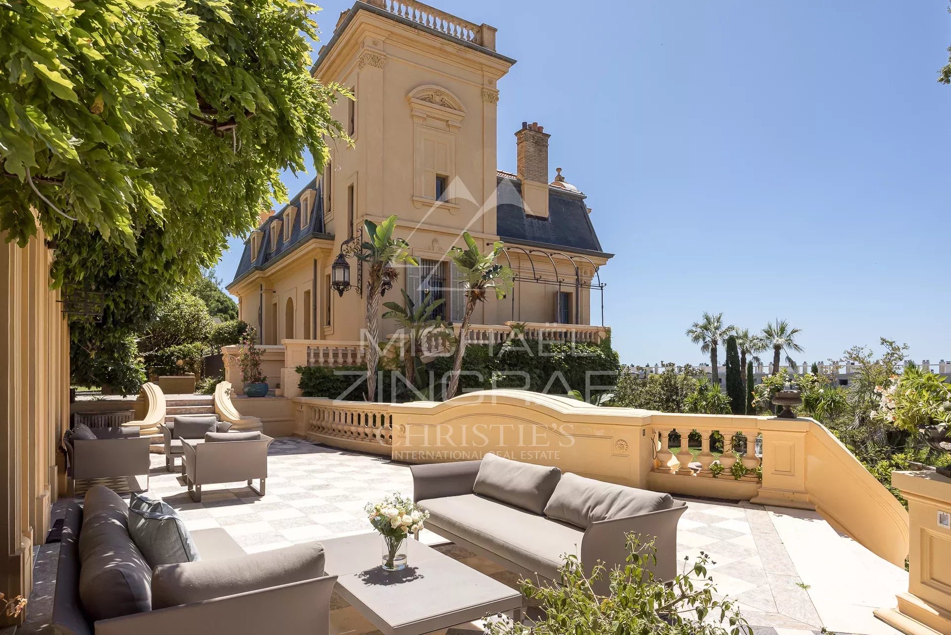 Cannes – Californie – Demeure Belle Époque Emblématique – Co-exclusivité