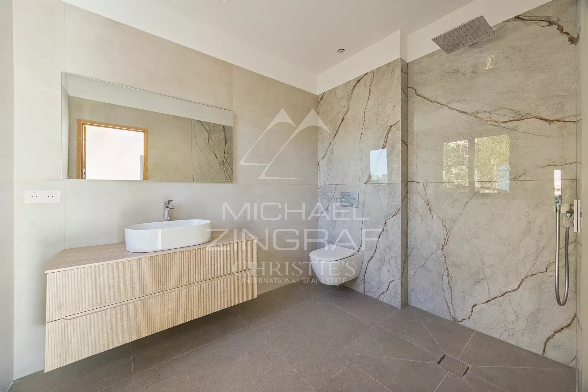 contemporary villa with panoramic sea views