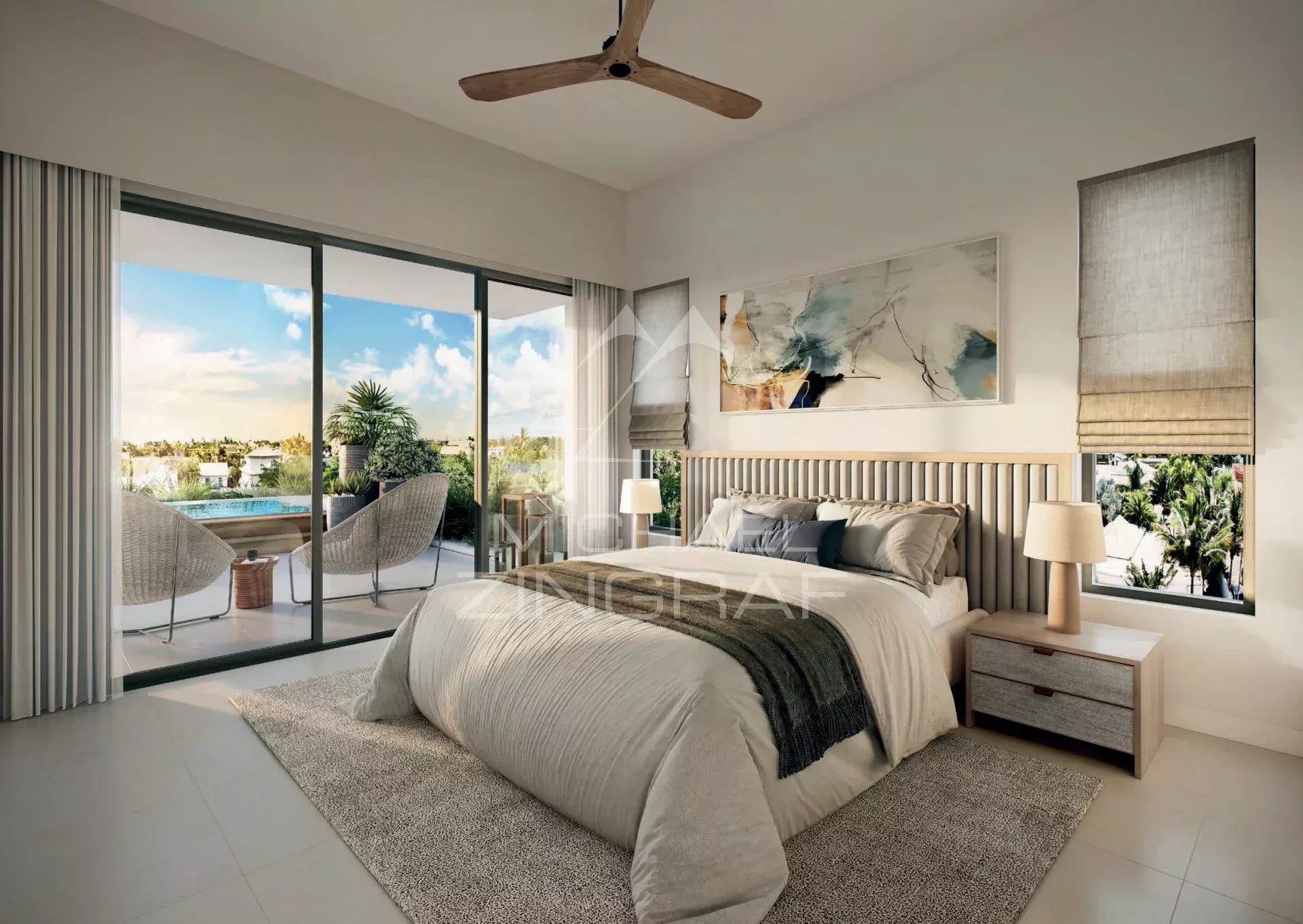 Appartement d’Exception, 3 Chambres à Pointe aux Canonniers