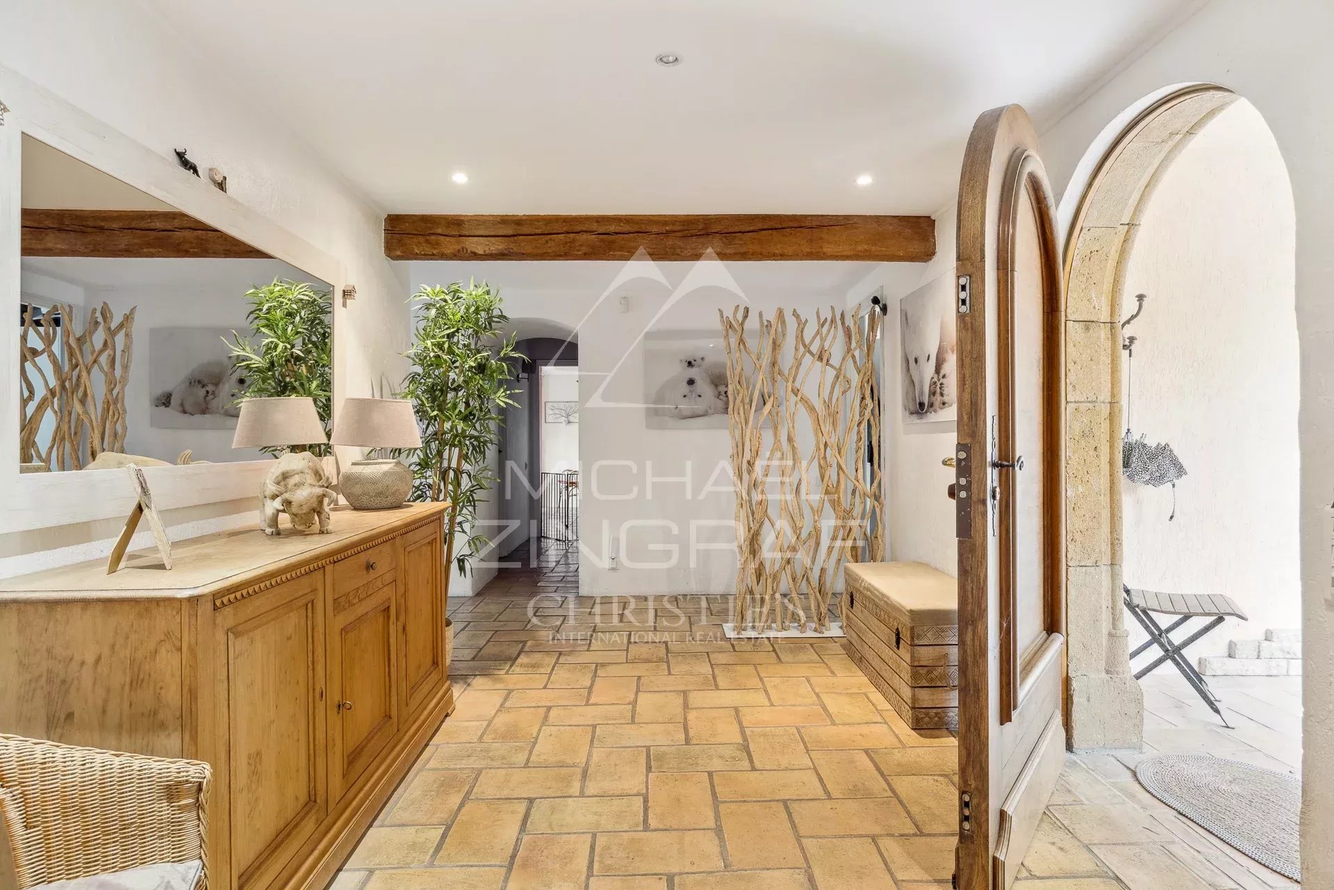 La Colle-sur-Loup : Villa provençale avec vue mer